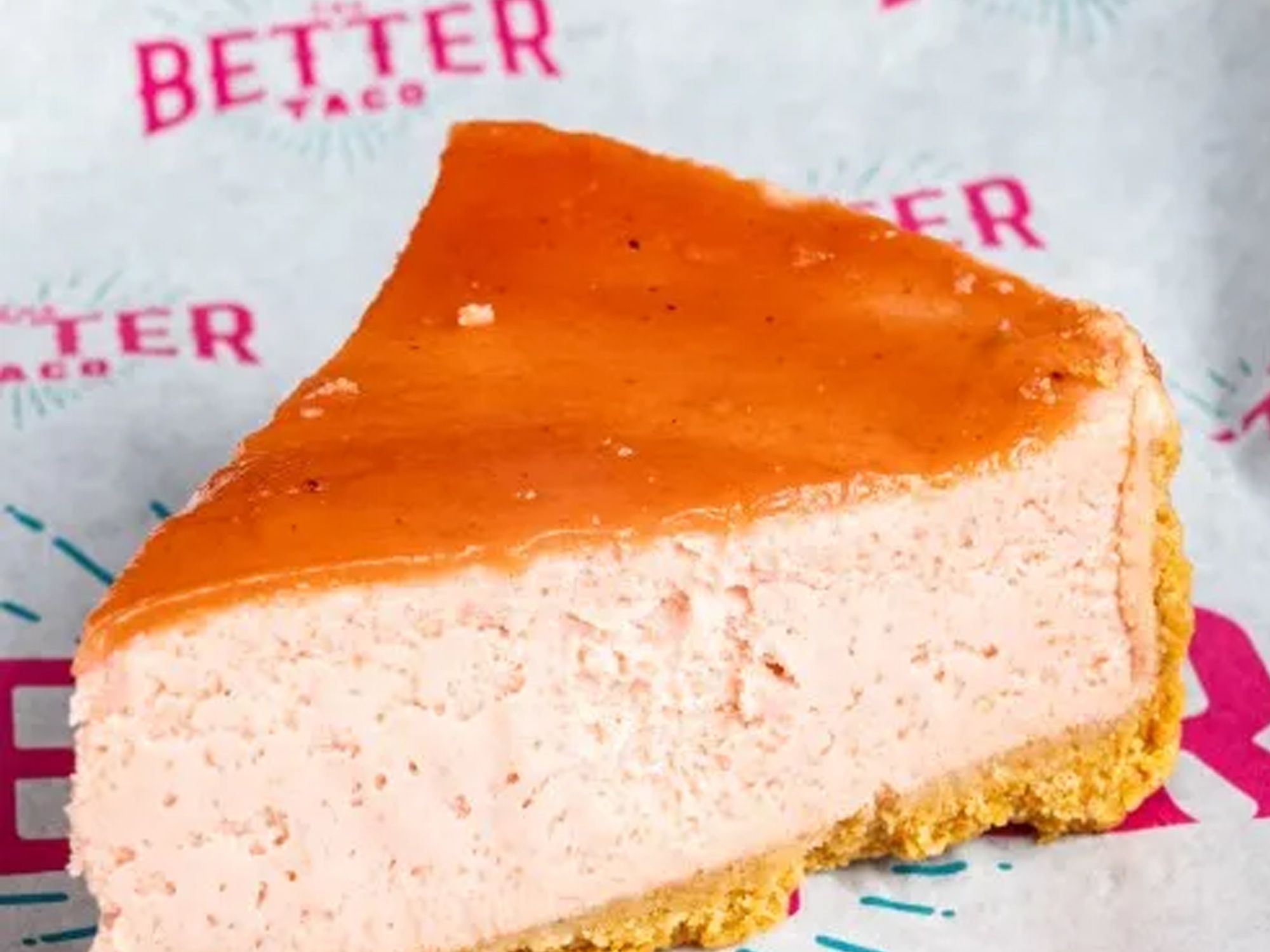 Guava Cheesecake Slice.