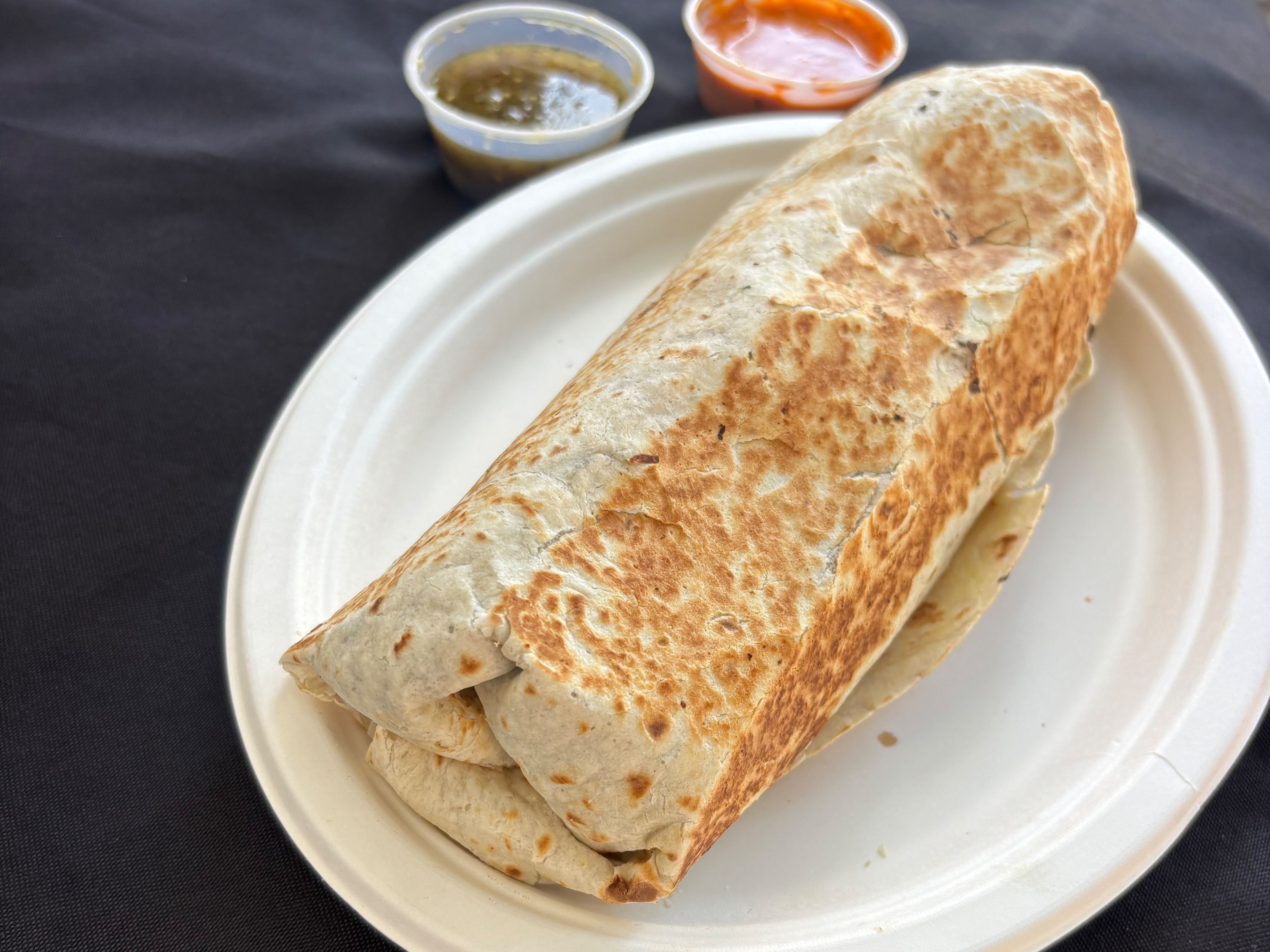Crabby Burrito.