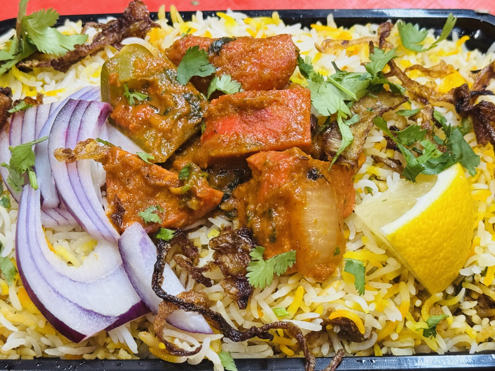 Chicken Tikka Biryani.