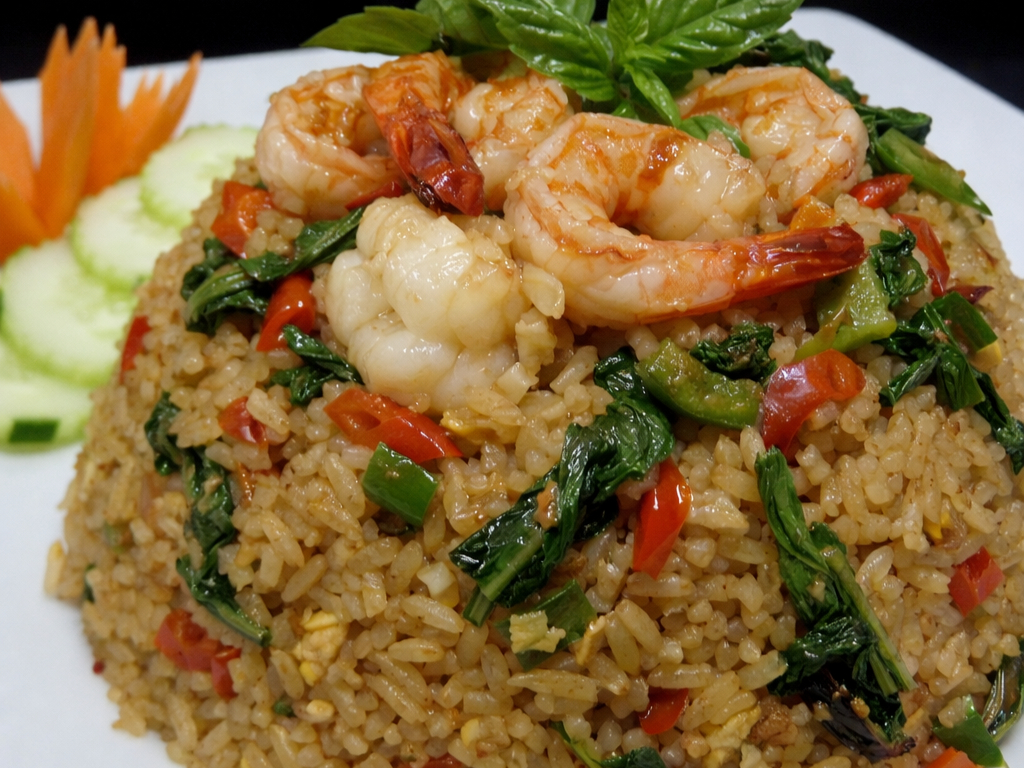 Basil Fried Rice (D).