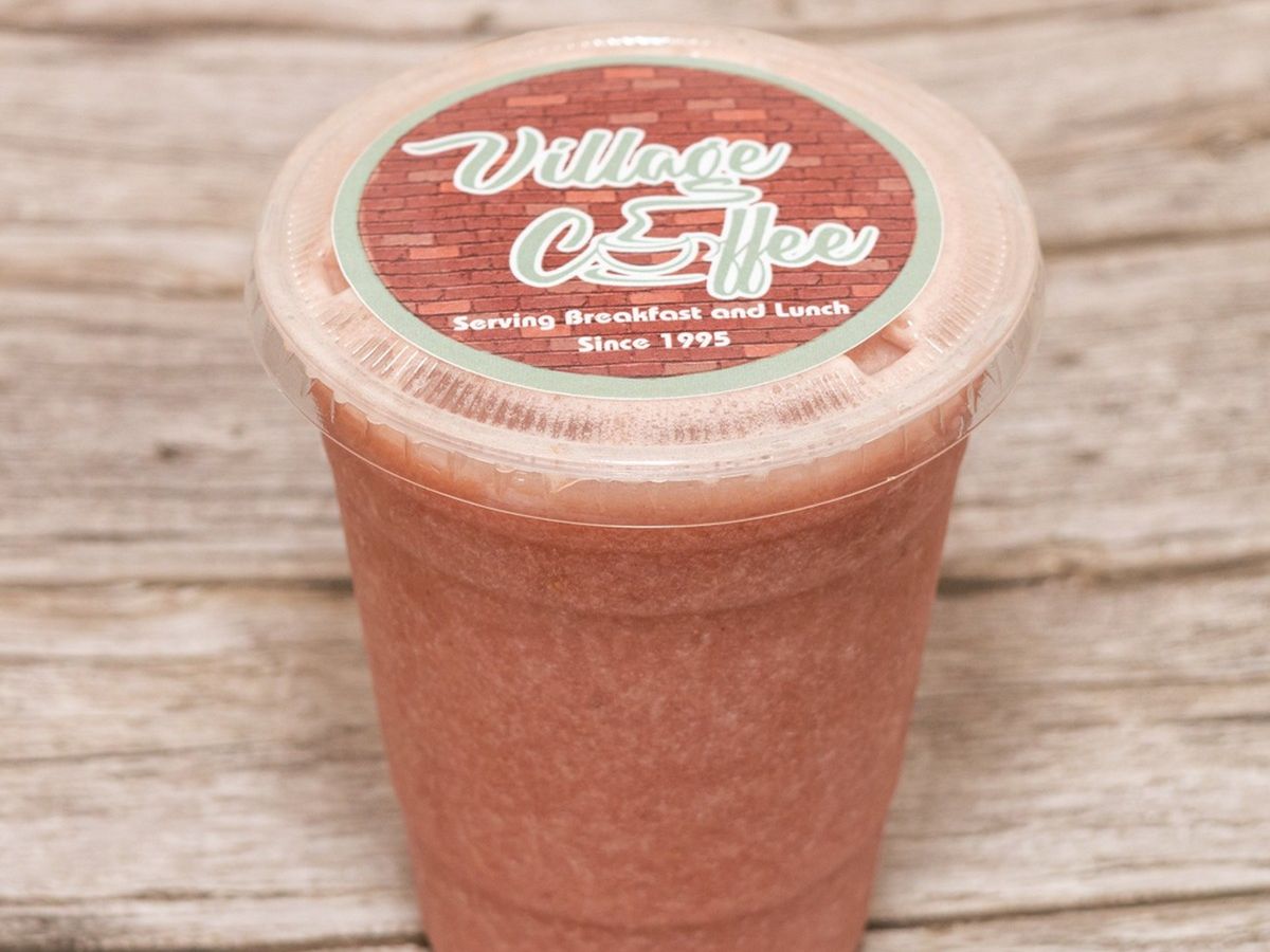 Strawberry-Banana Bliss Smoothie.