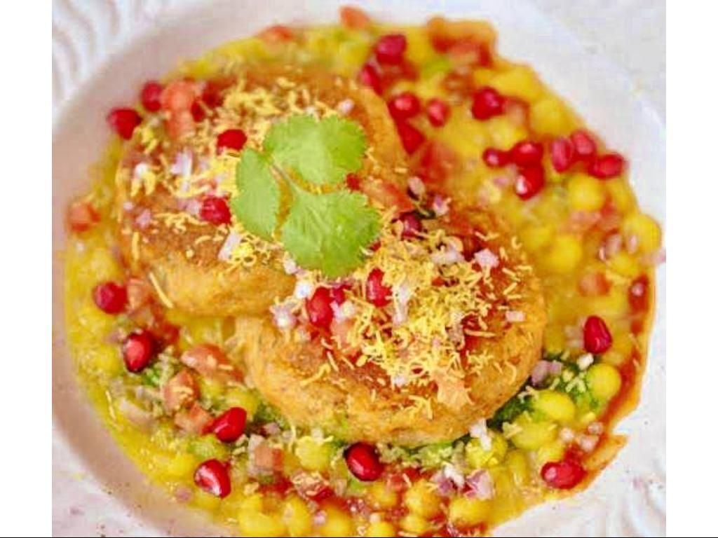Ragda Patties Chaat.