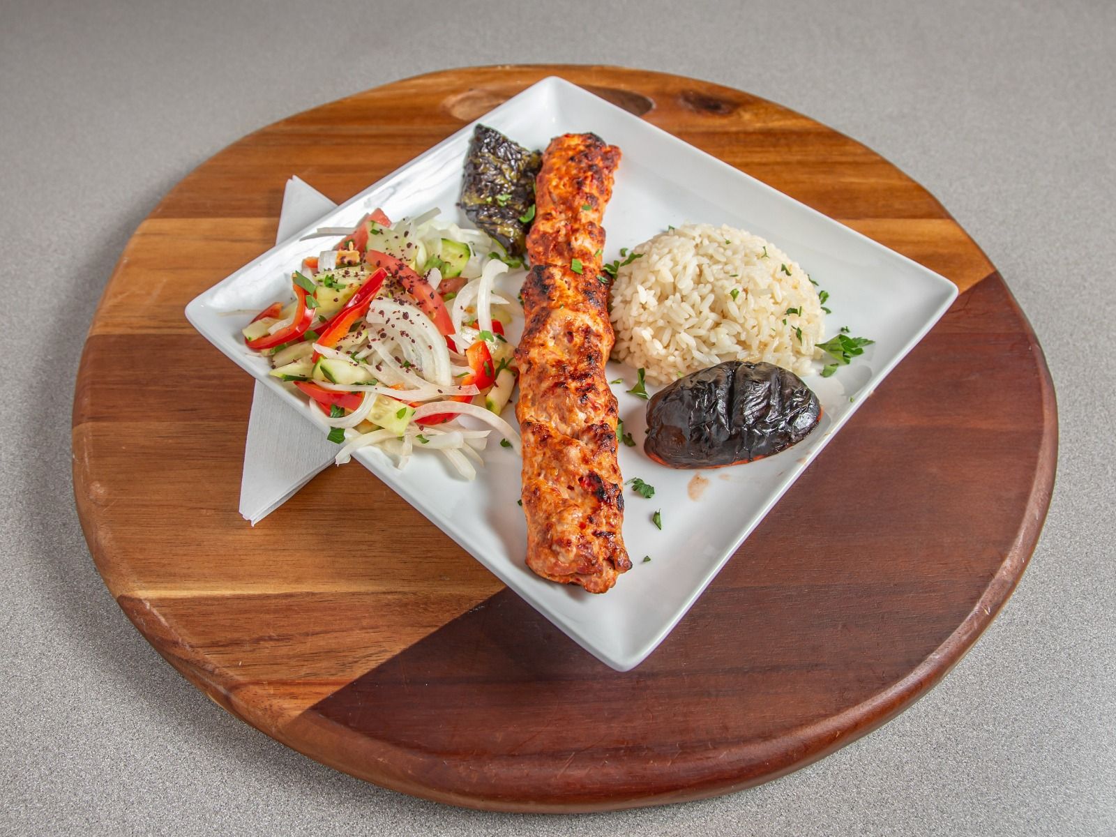 Chicken Adana.