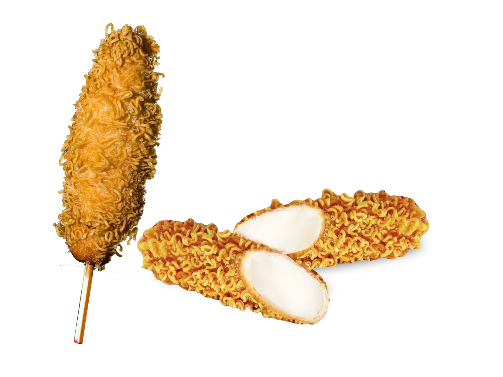 K12. CRISPY RAMEN MOZZARELLA.