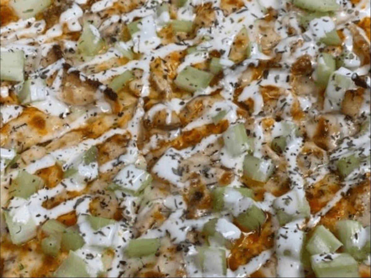 Buffalo Chicken Pizza.