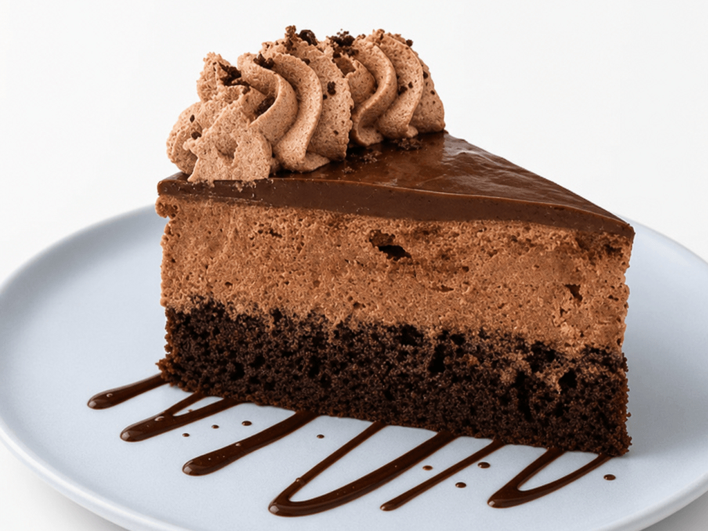 Chocolate Mousse Cake.