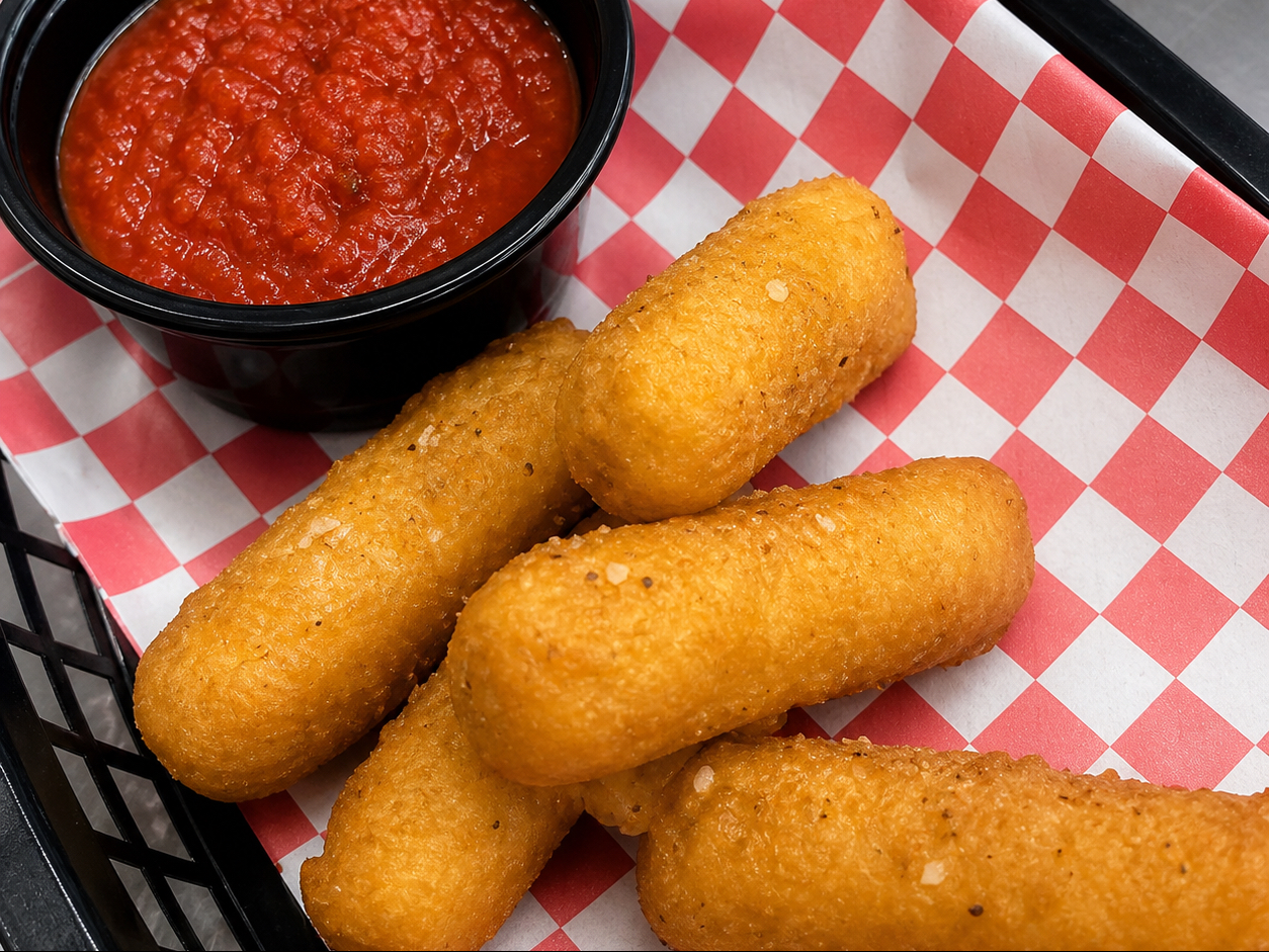 Mozzarella Sticks.