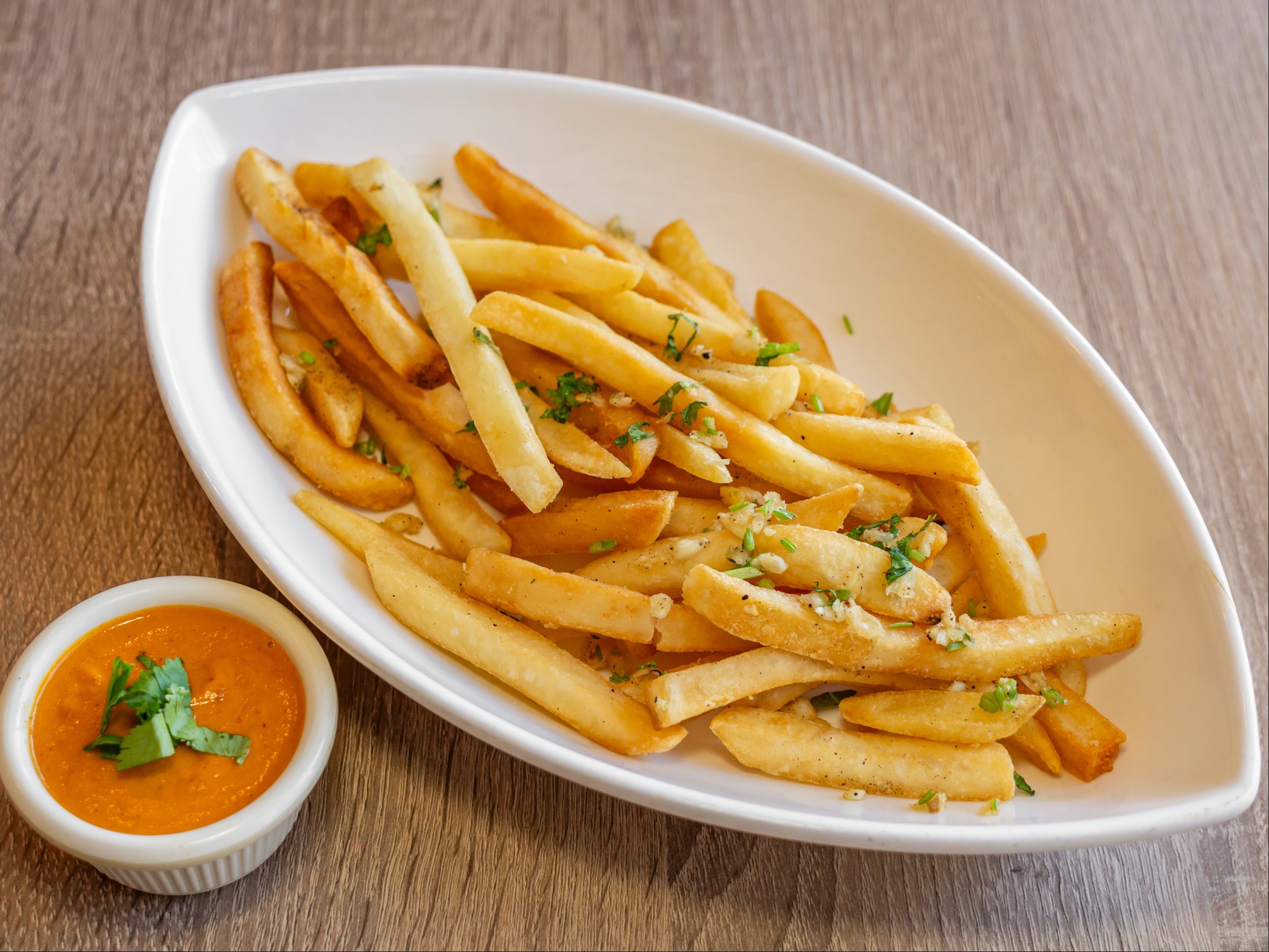 Garlic Tikka Fries.
