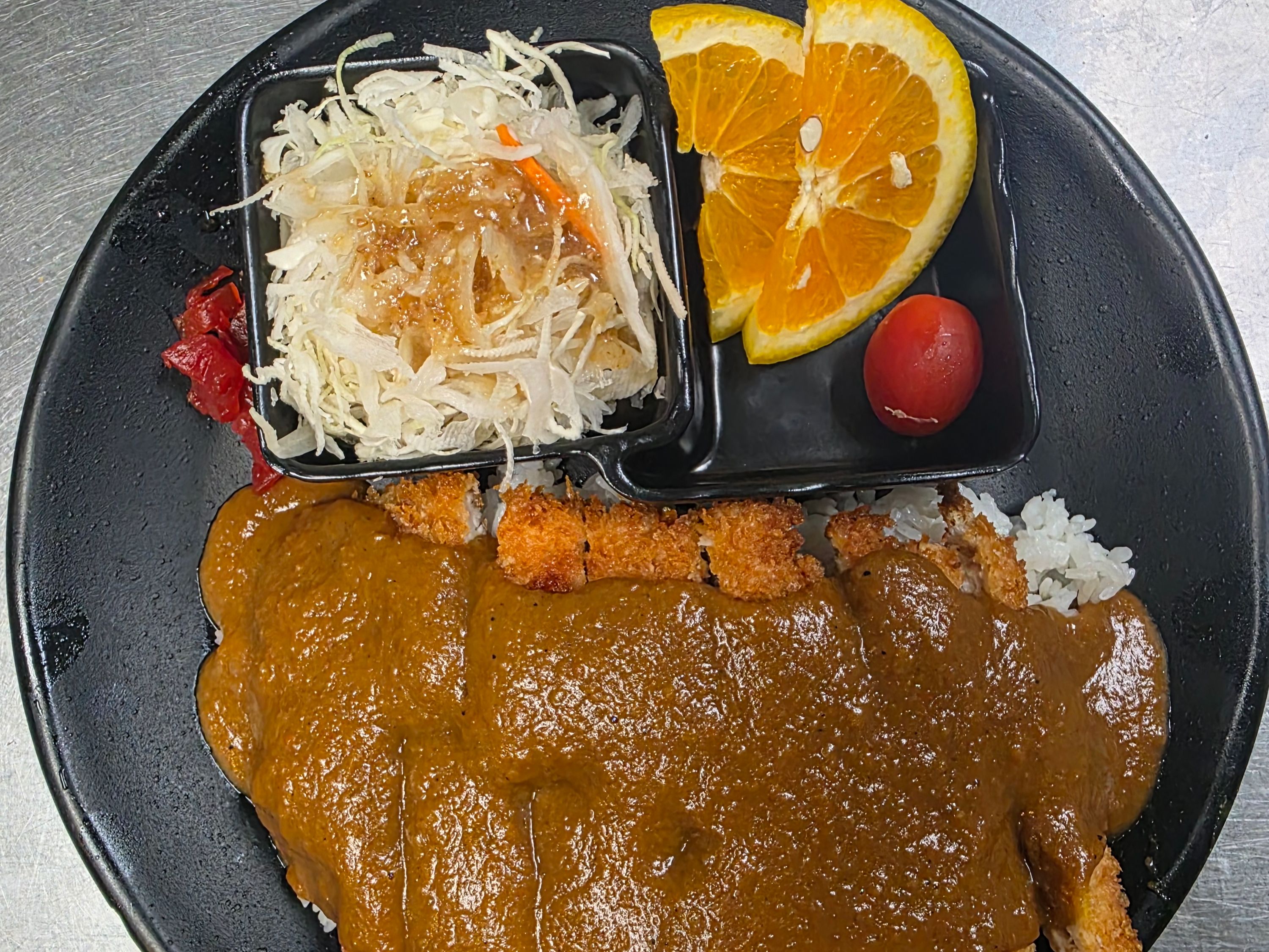 B8. Katsu Curry Rice & Miso Soup (Chicken or Pork).