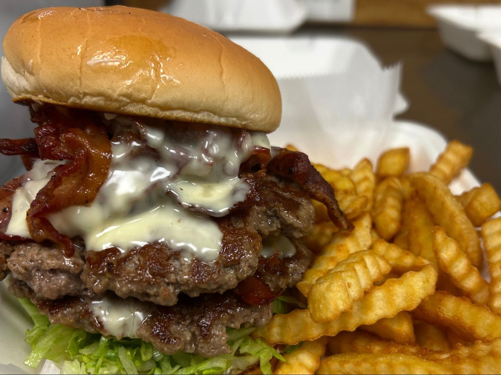 Bacon Cheeseburger.