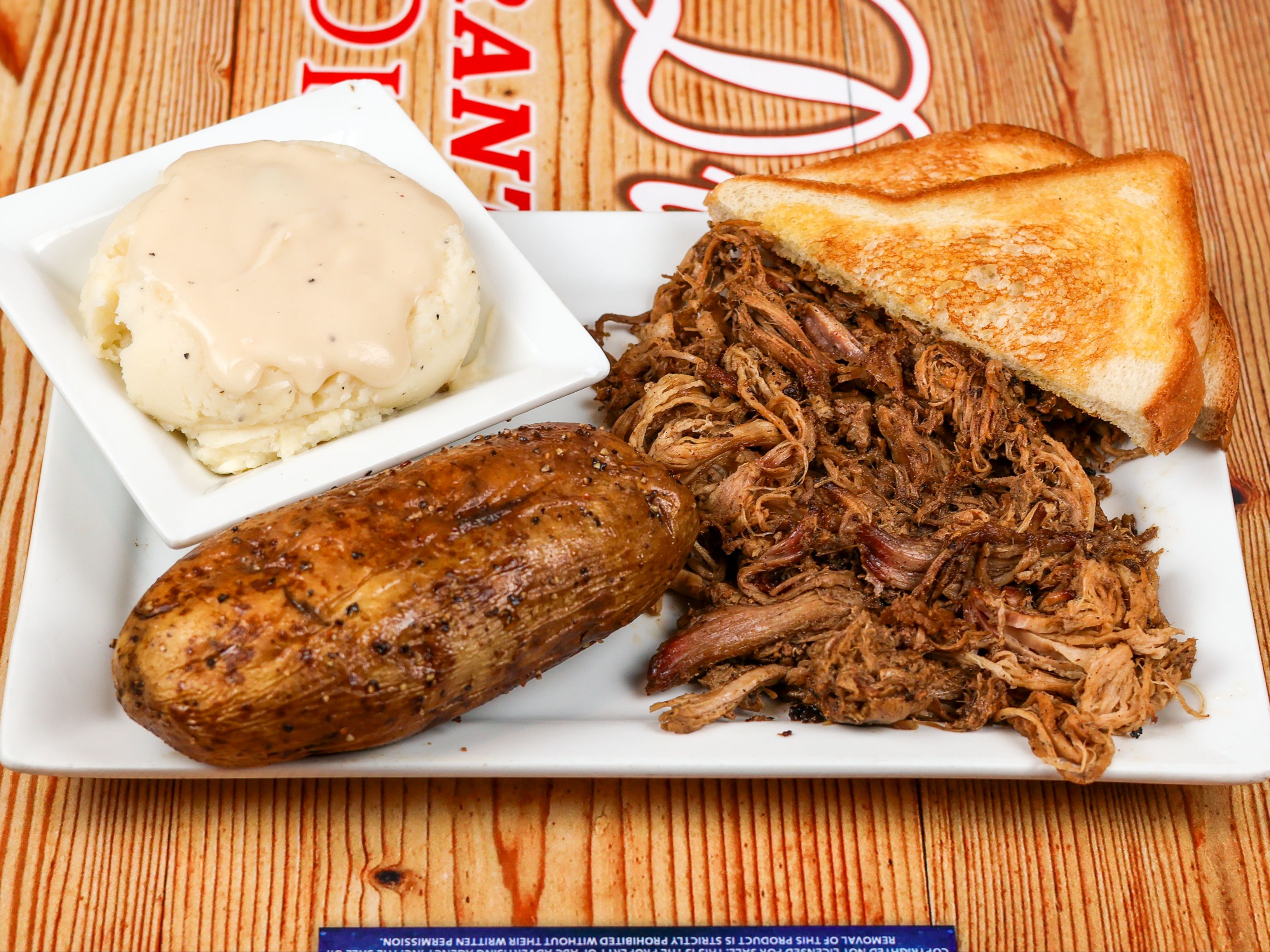 Pulled Pork Plate.