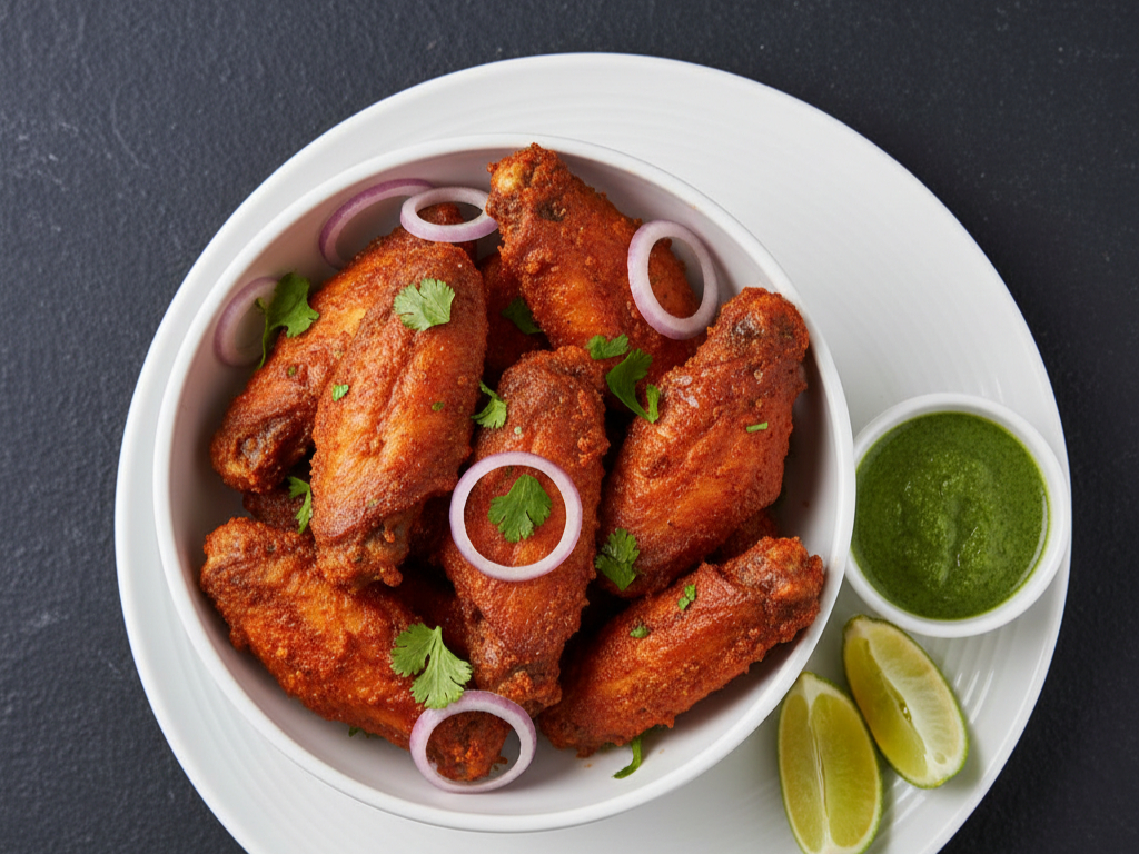 Tandoori Fried Wings.