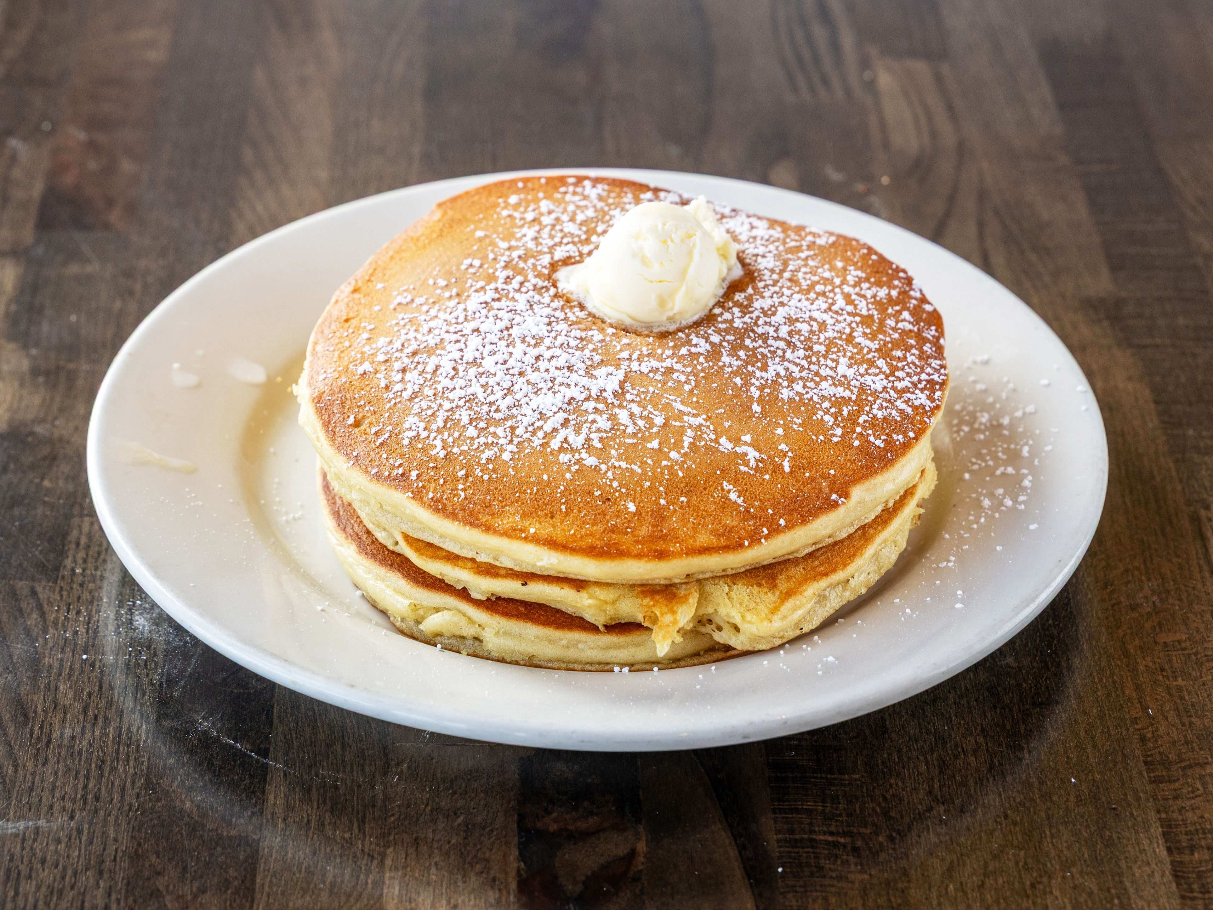 Homemade Buttermilk Pancakes.