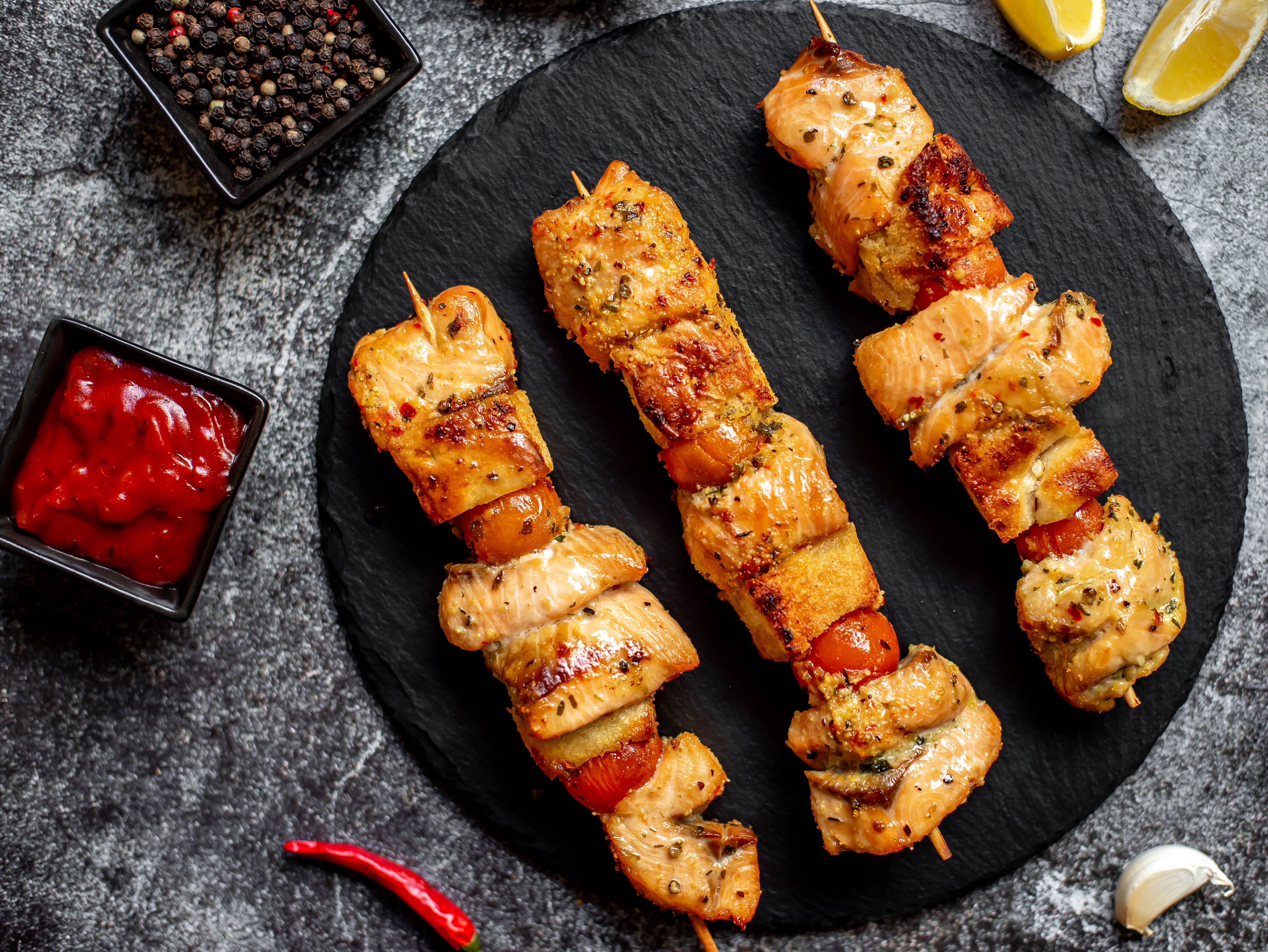 Murgh (Chicken) Kabob (Meat Only).