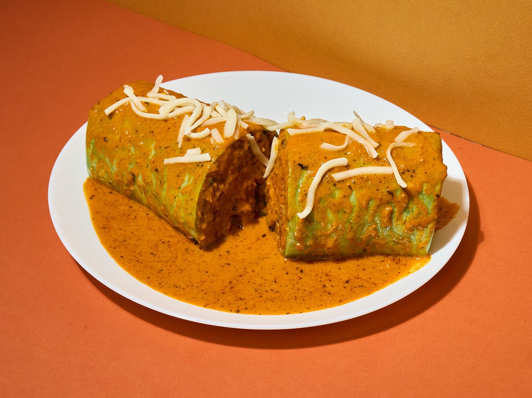 Wet Butter Chicken Burrito