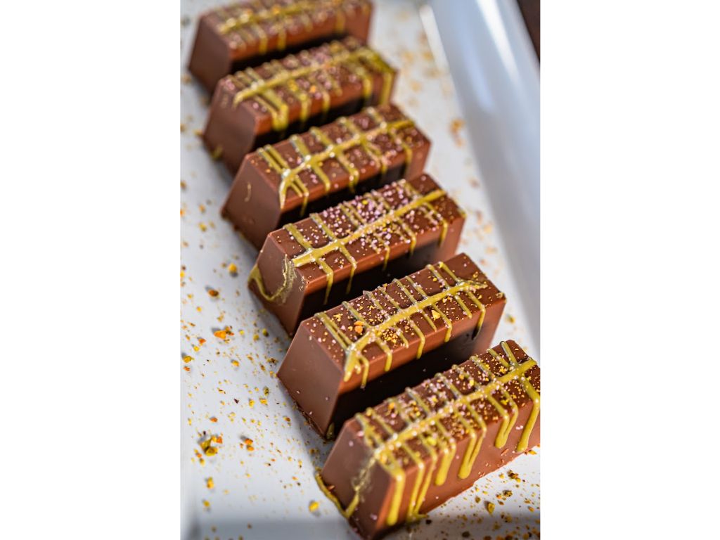 Dubai Knafa Chocolate Piece.
