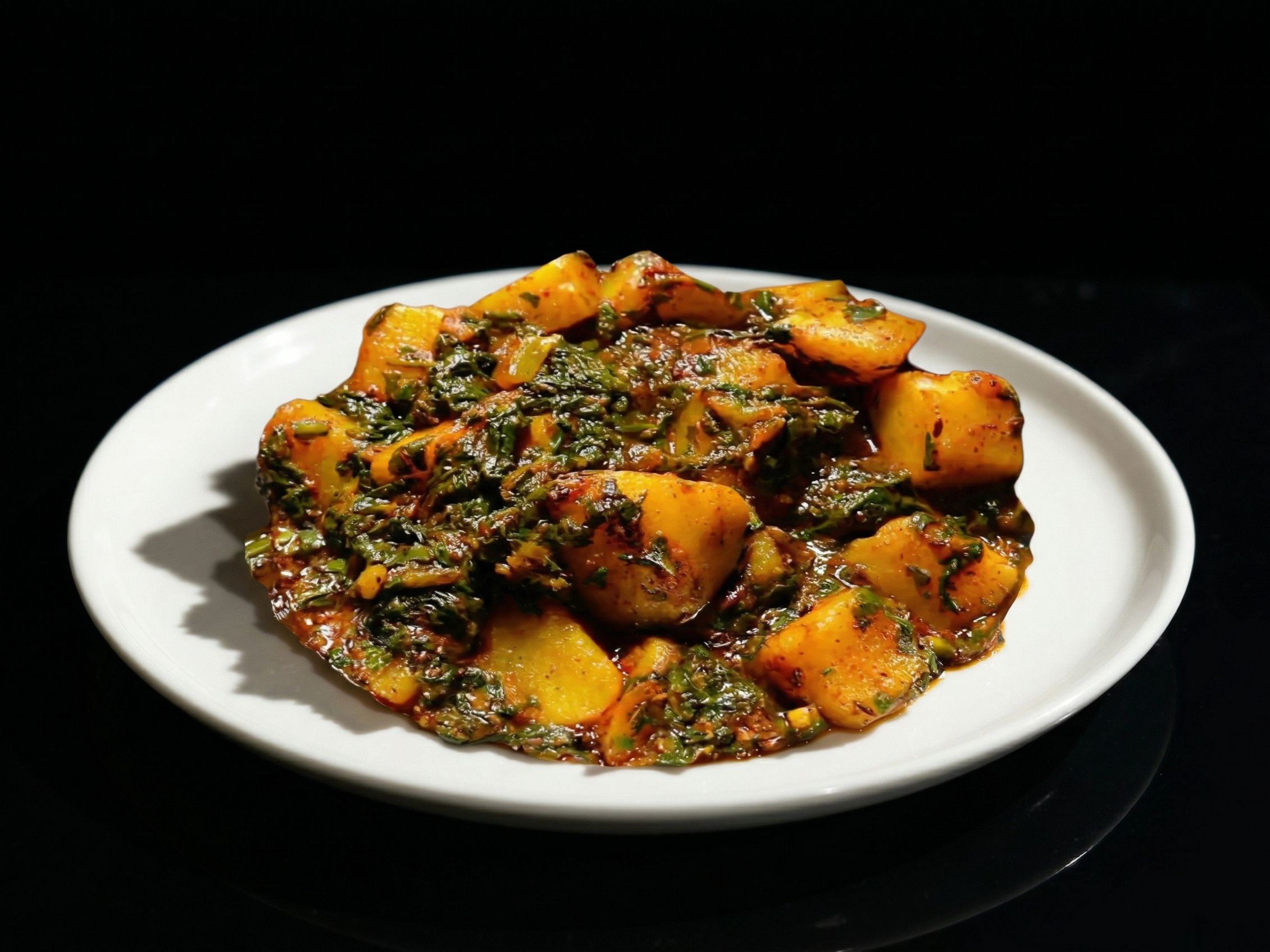 Palak Aloo.