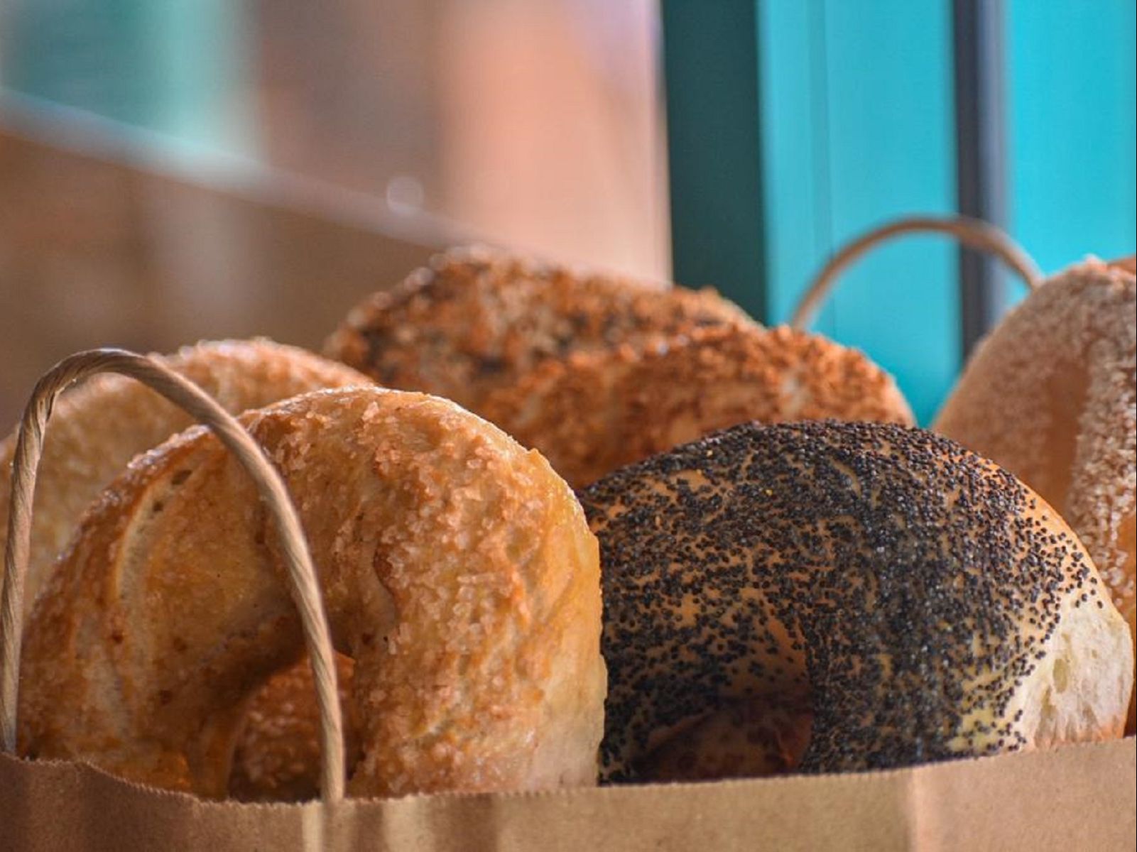 HALF DOZEN BAGELS.