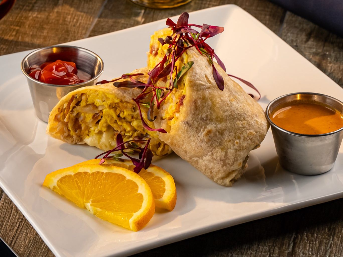 Classic Breakfast Burrito.