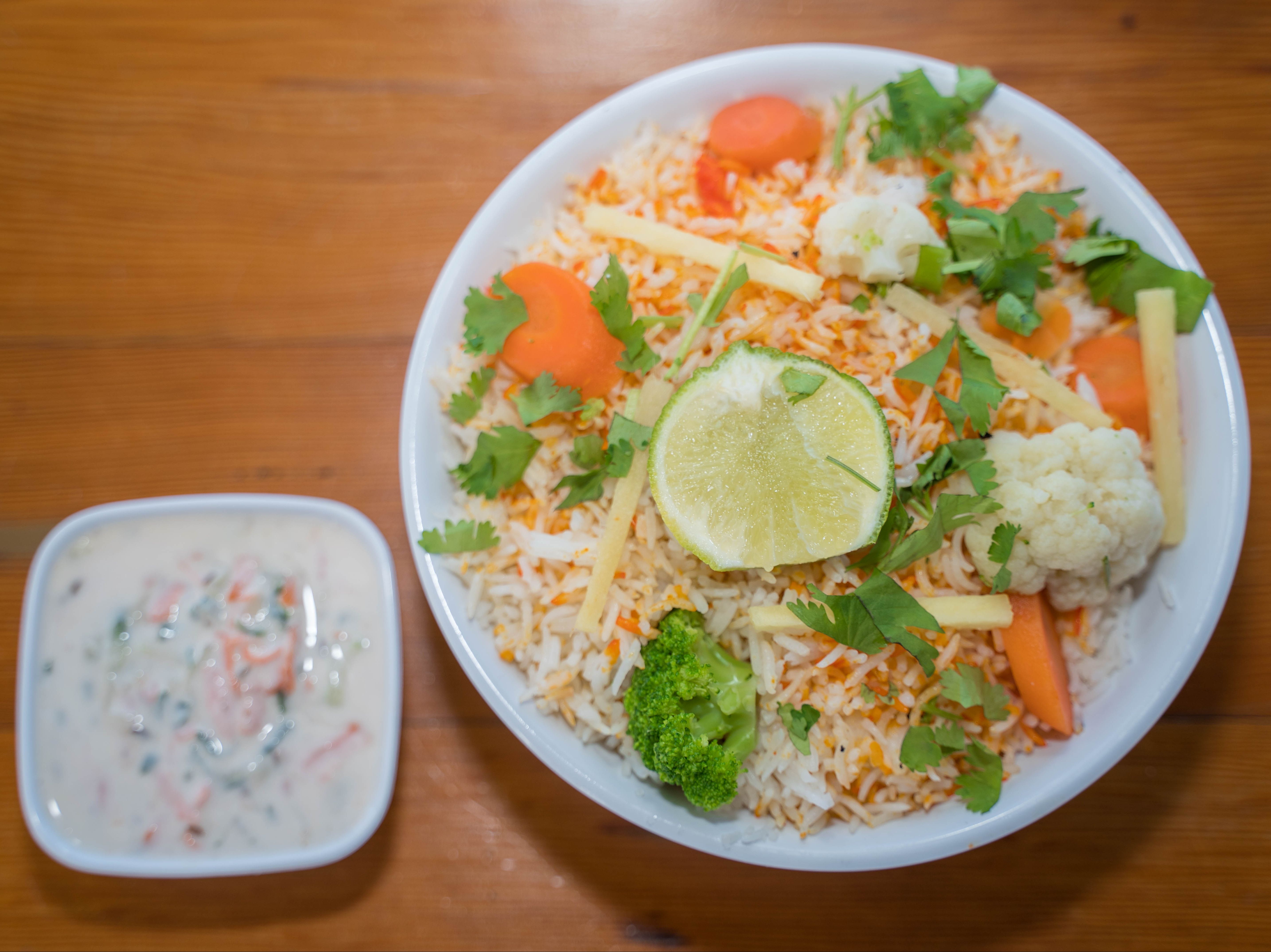 Veggie Biriyani.