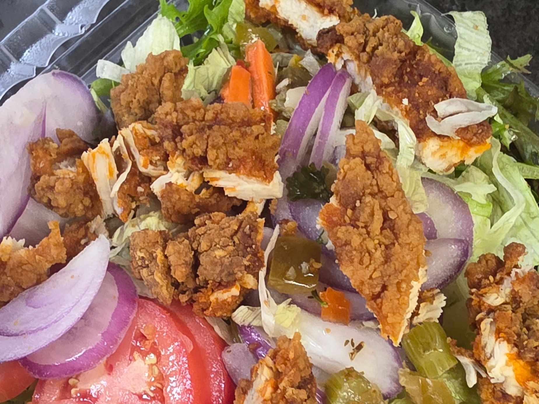 Spicy Chicken Salad.