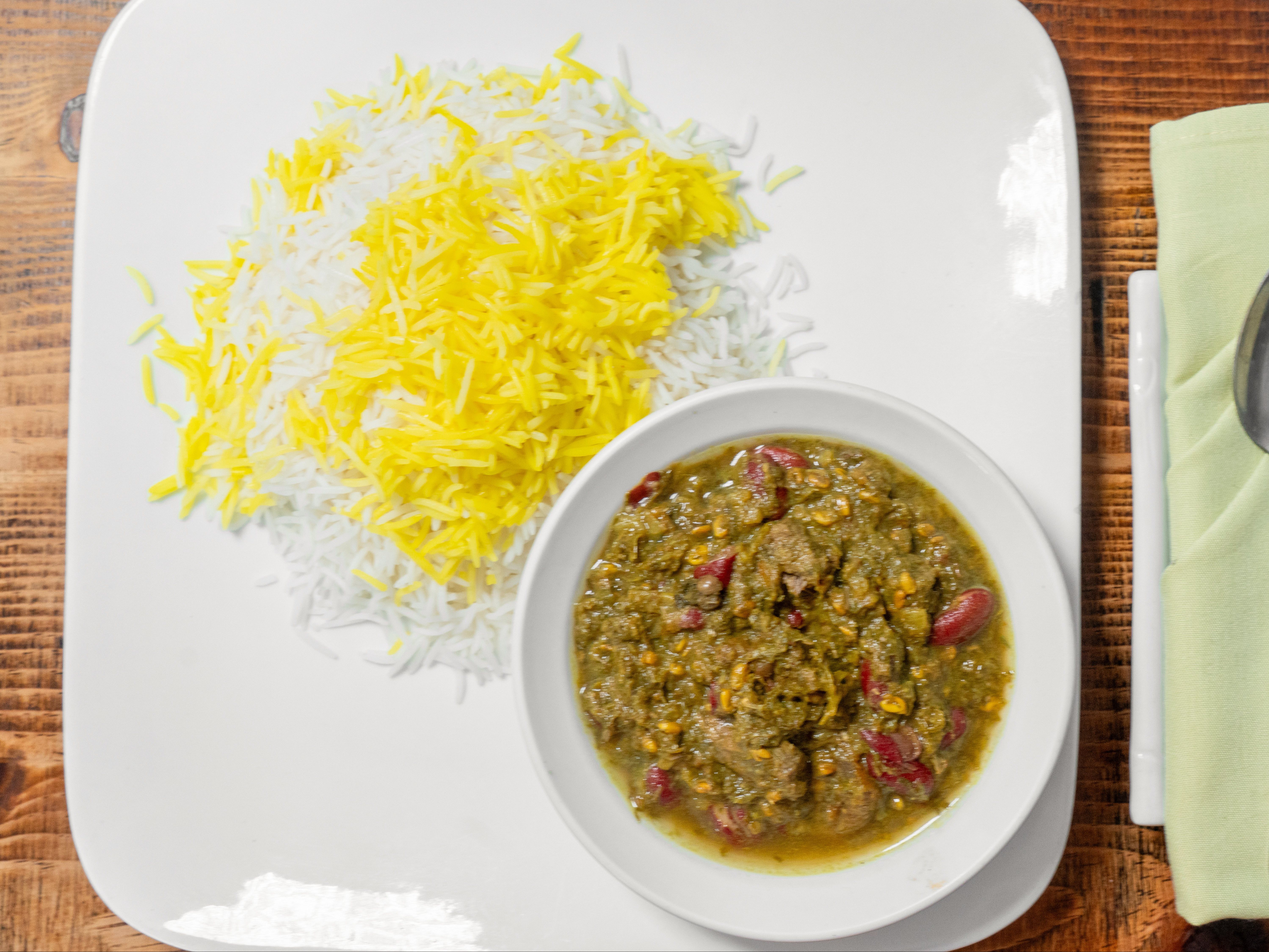 Ghormeh Sabzi.