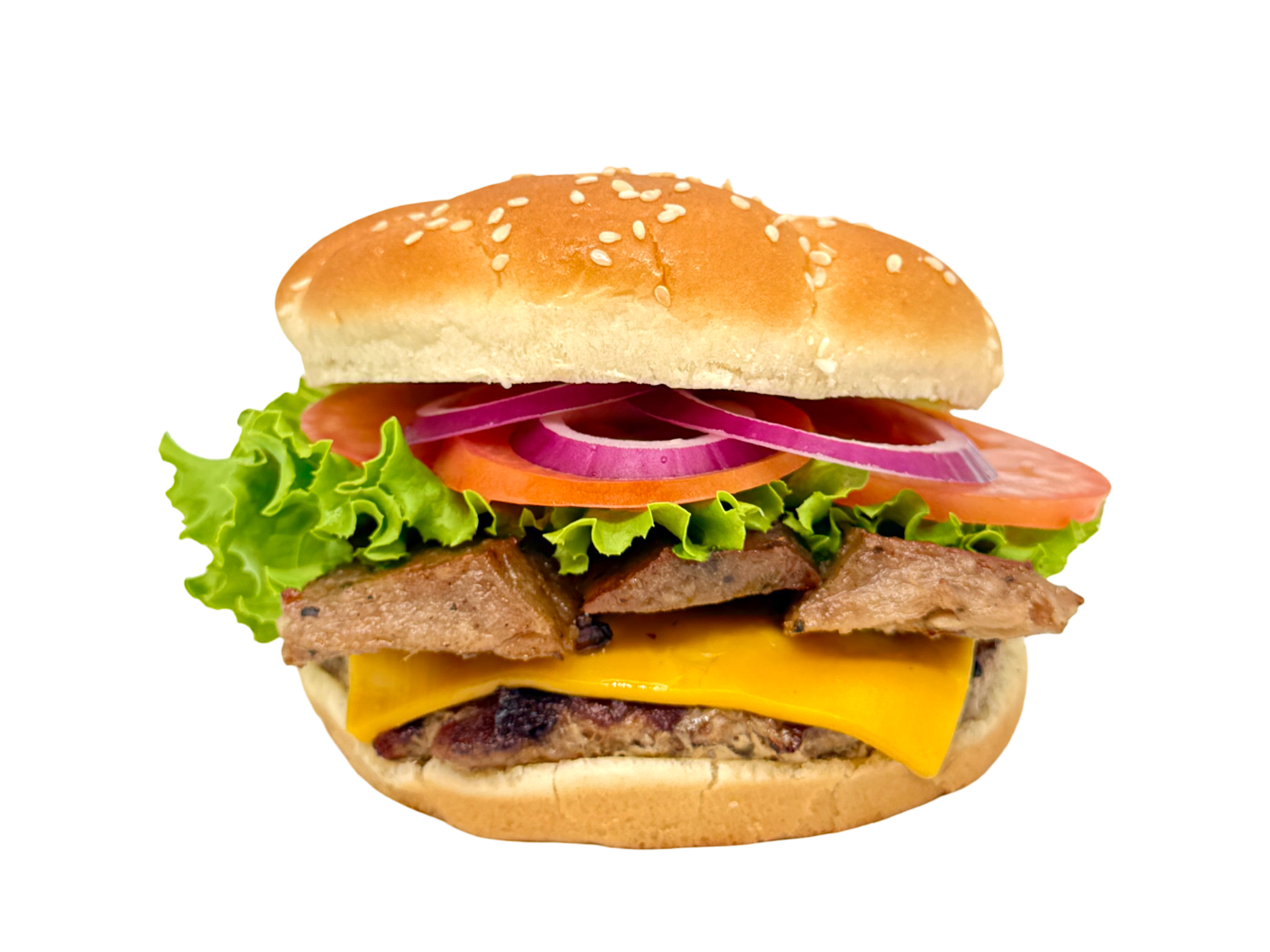 Gyro Burger with Cheese.
