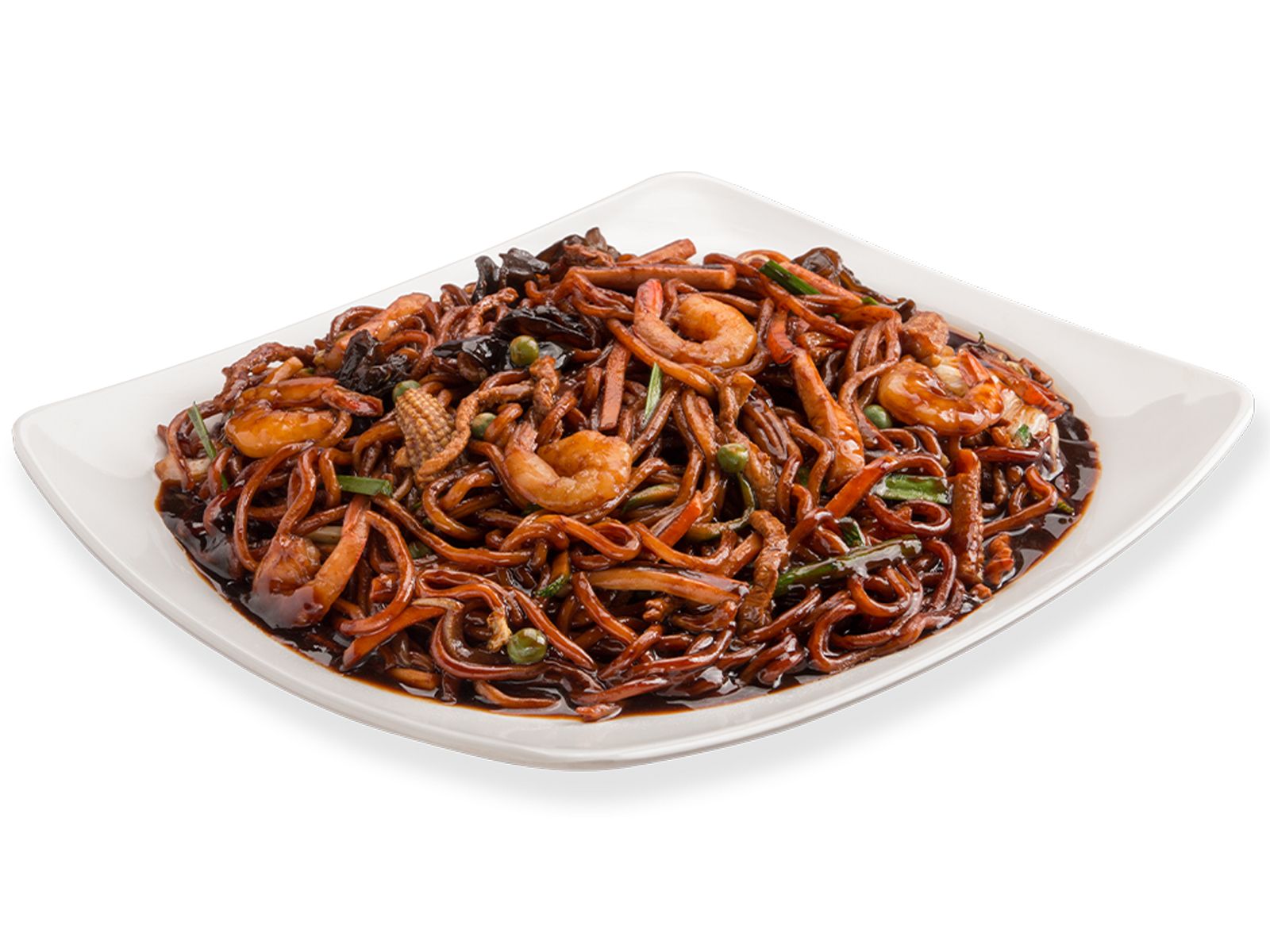 Stir-fried Jajangmyeon.