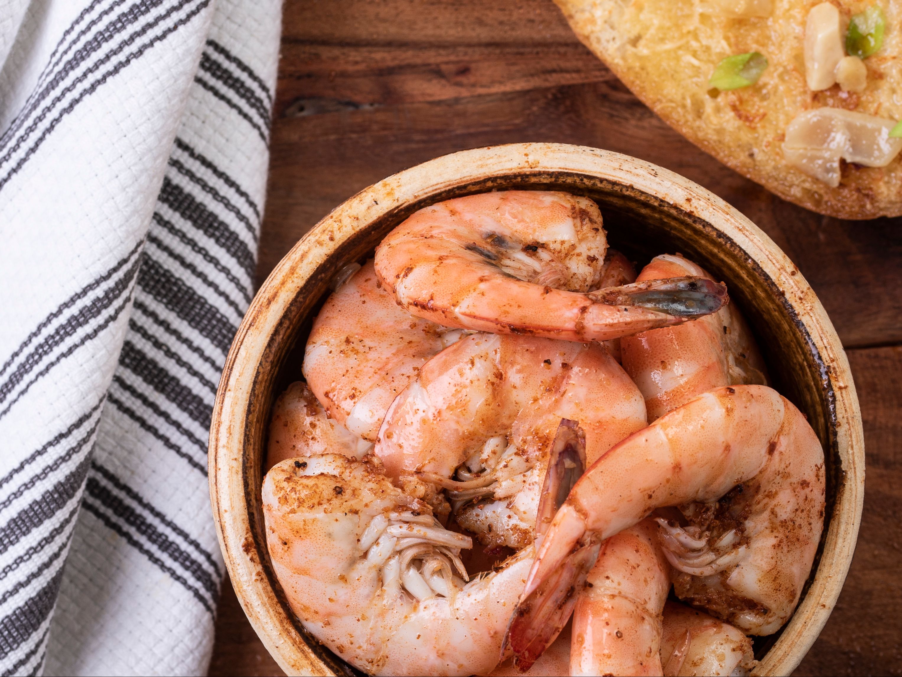 1 Lb Steamed Shrimp.