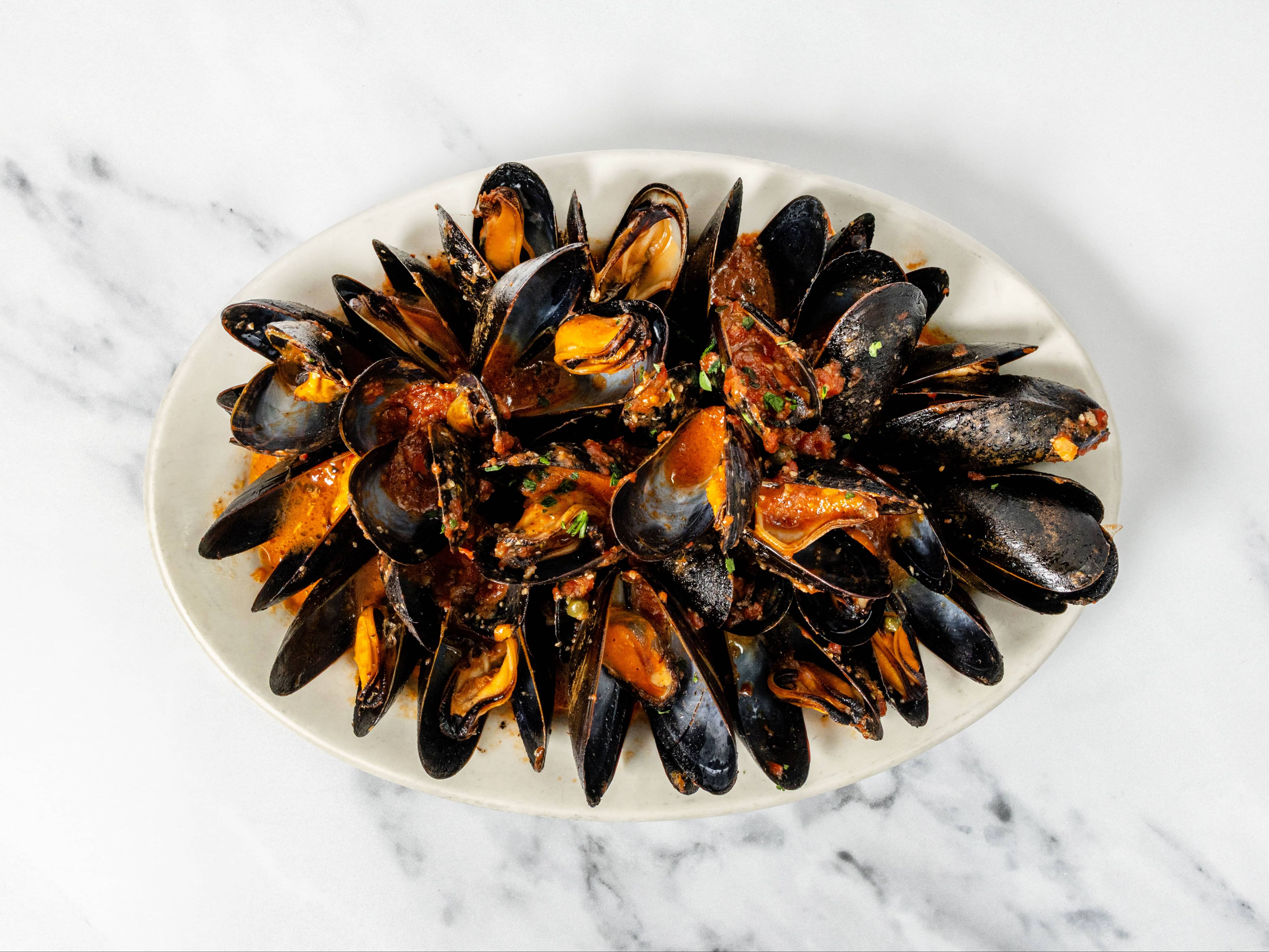 Mussels Posillipo.