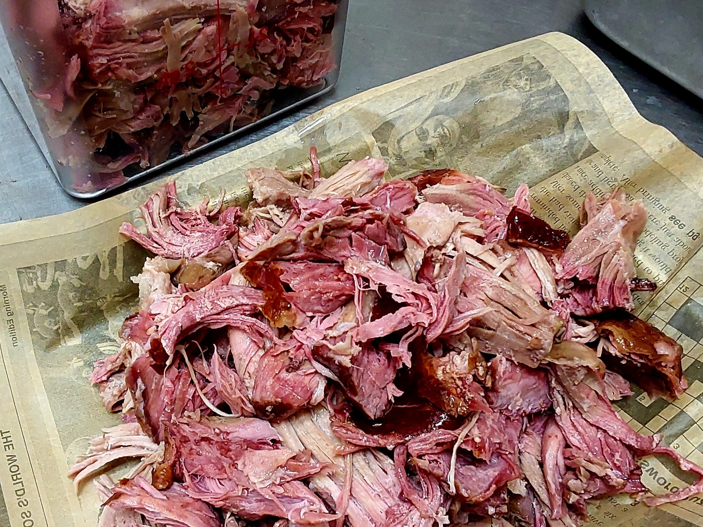 1 lb Smoked Pulled Pork..