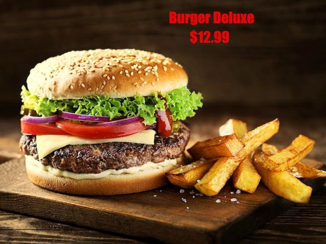 Hamburger Deluxe.