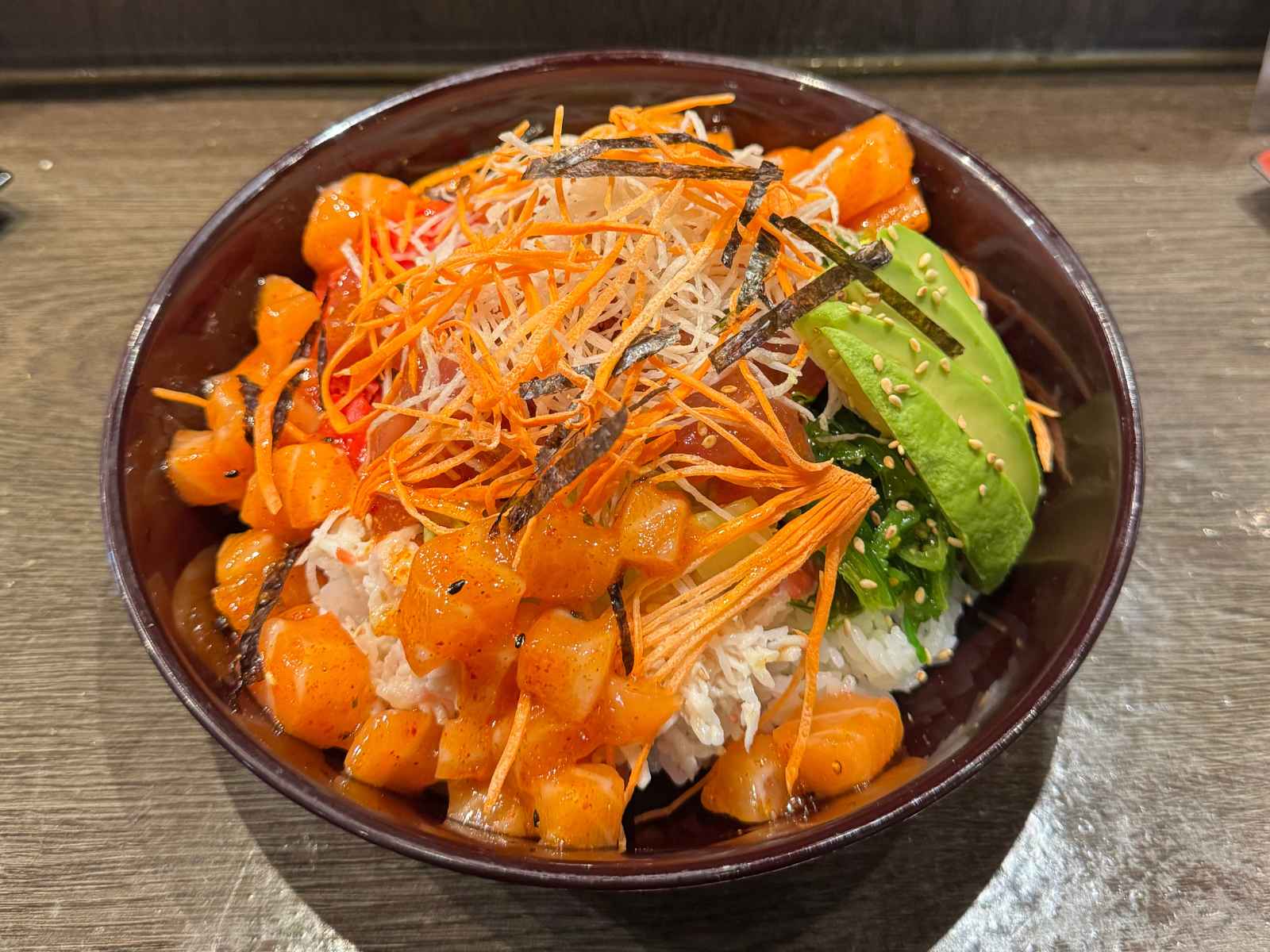 Salmon Poke Bowl.