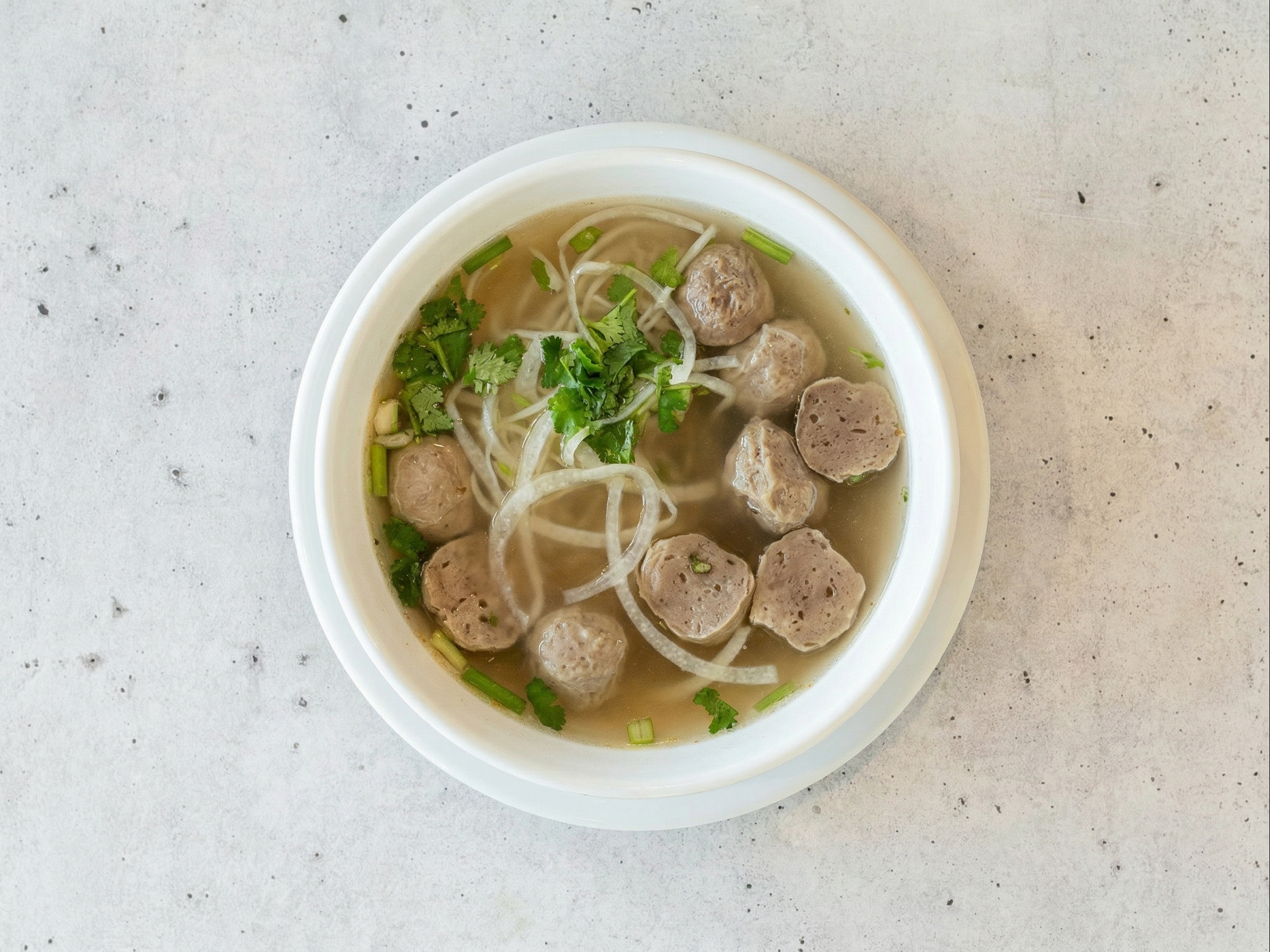 Meatball Noodle Soup (Pho) (Kids).