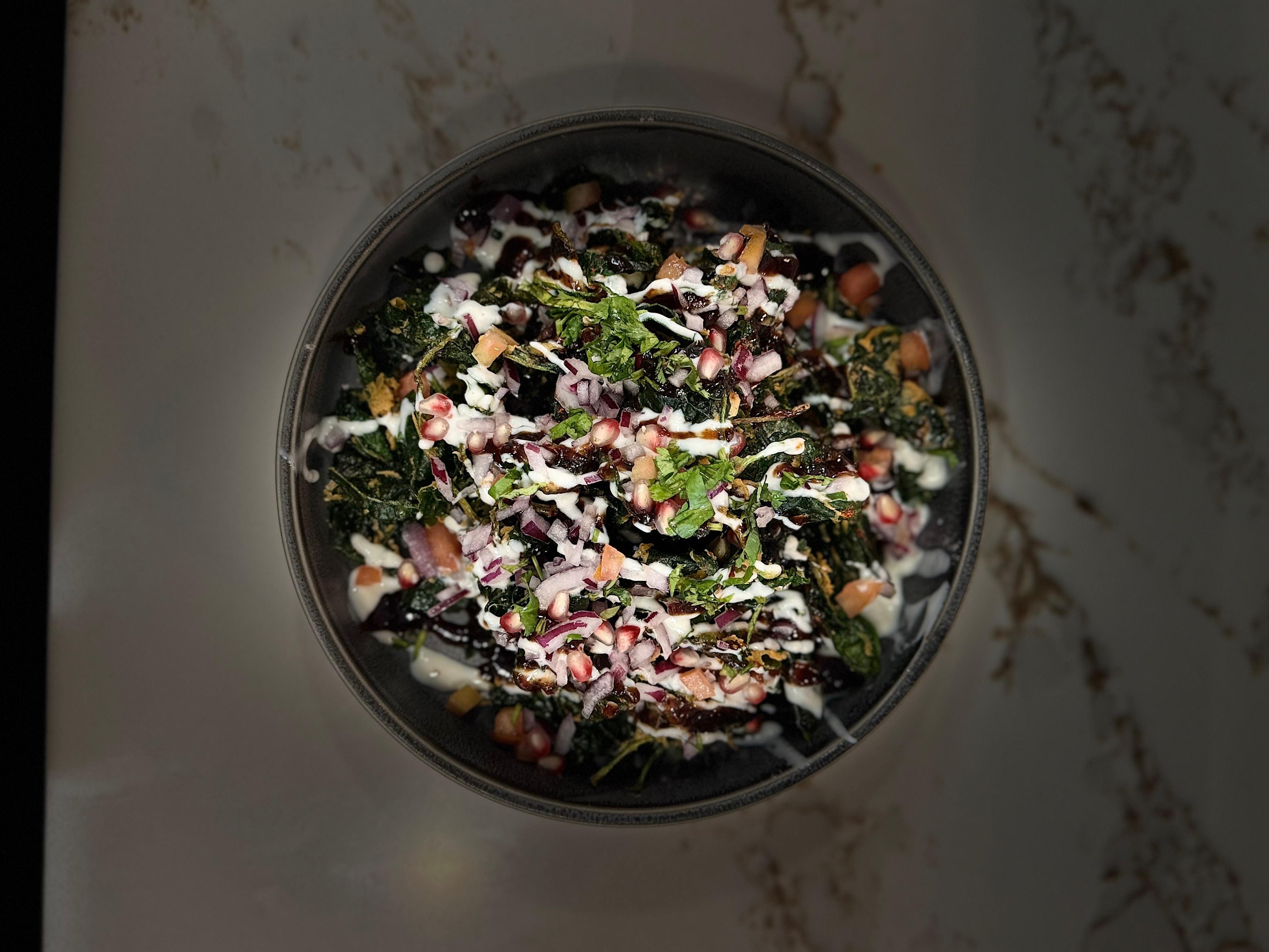 CRISPY PALAK CHAAT