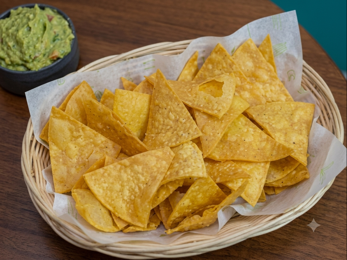 Home Made Tortilla Chips (GF).