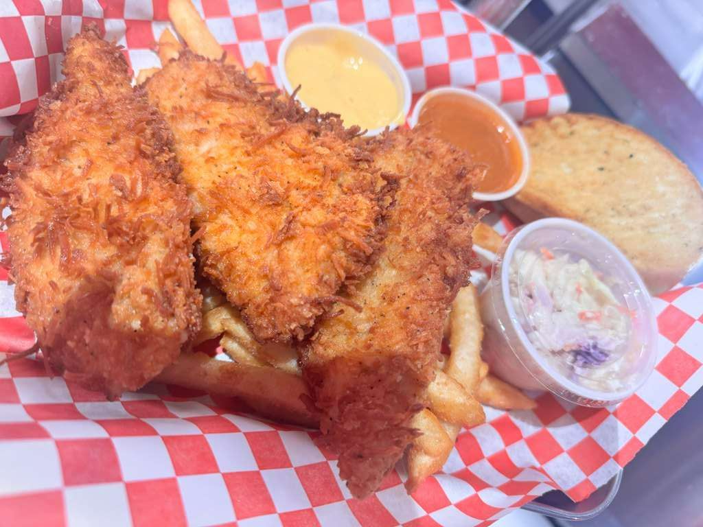Coconut Chicken Basket