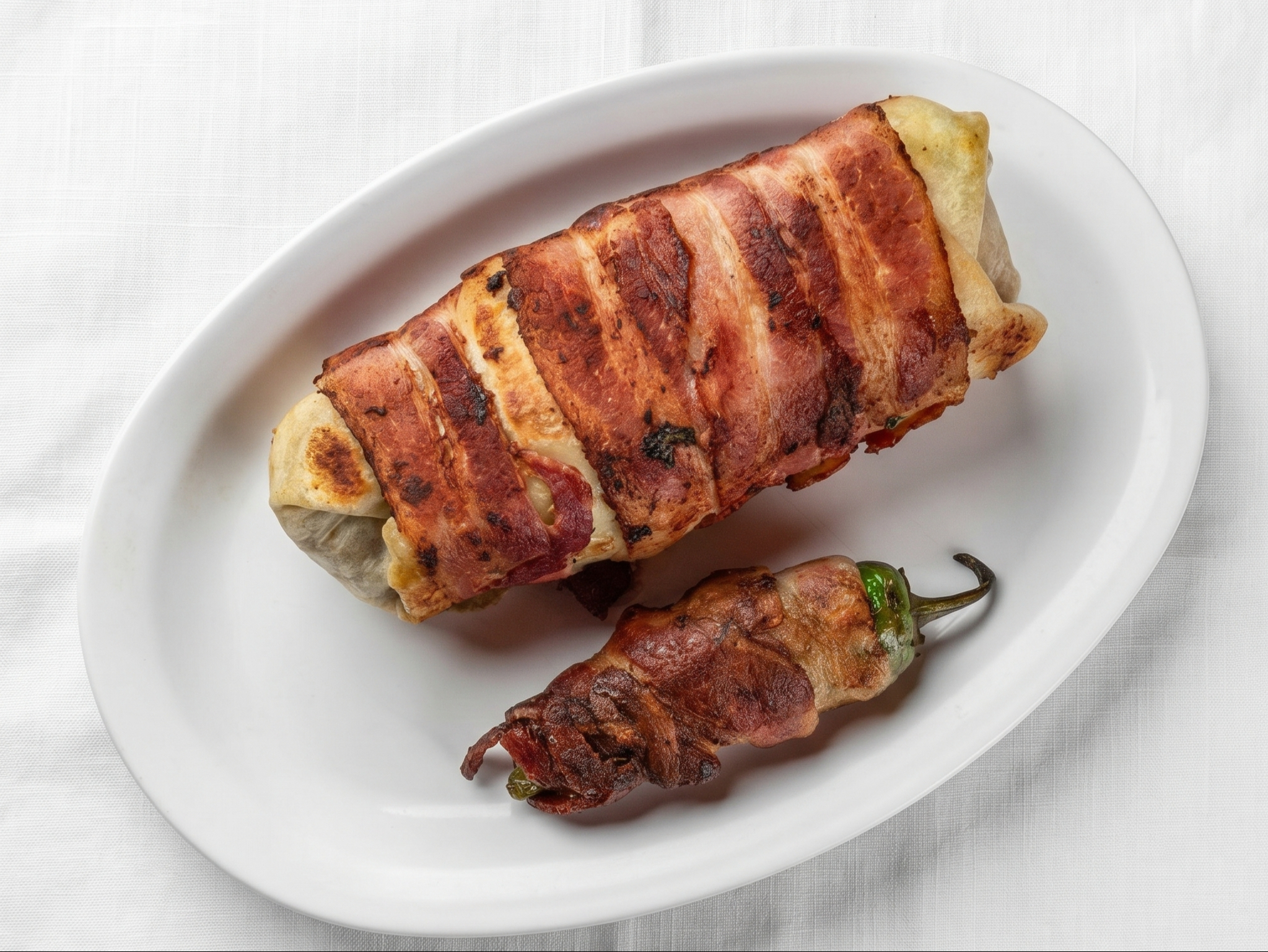 Bacon Wrapped Burrito.