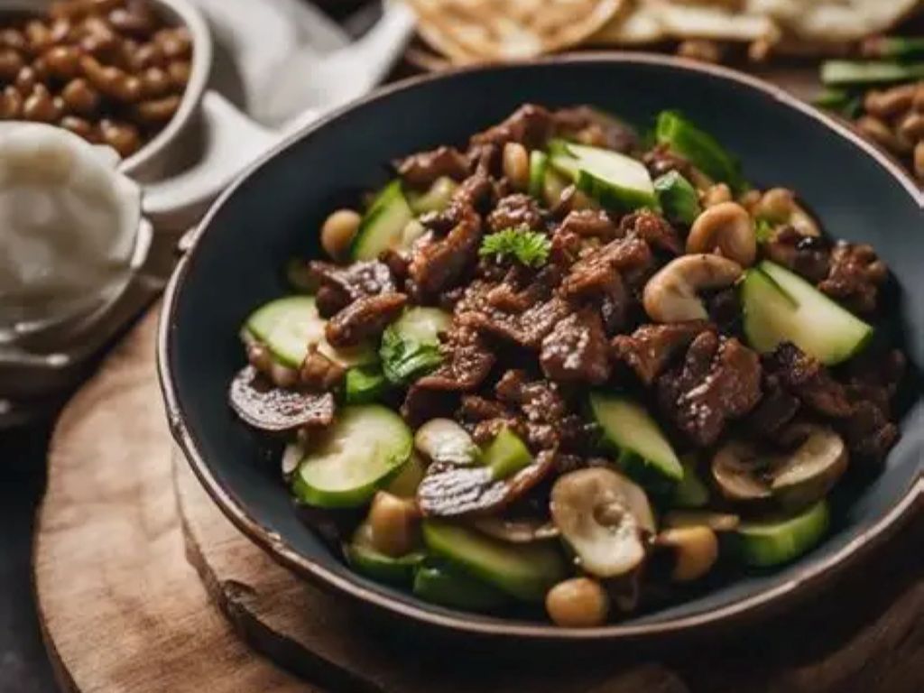 Beef Mu Shu / Bò Mù Shu /木须牛肉.