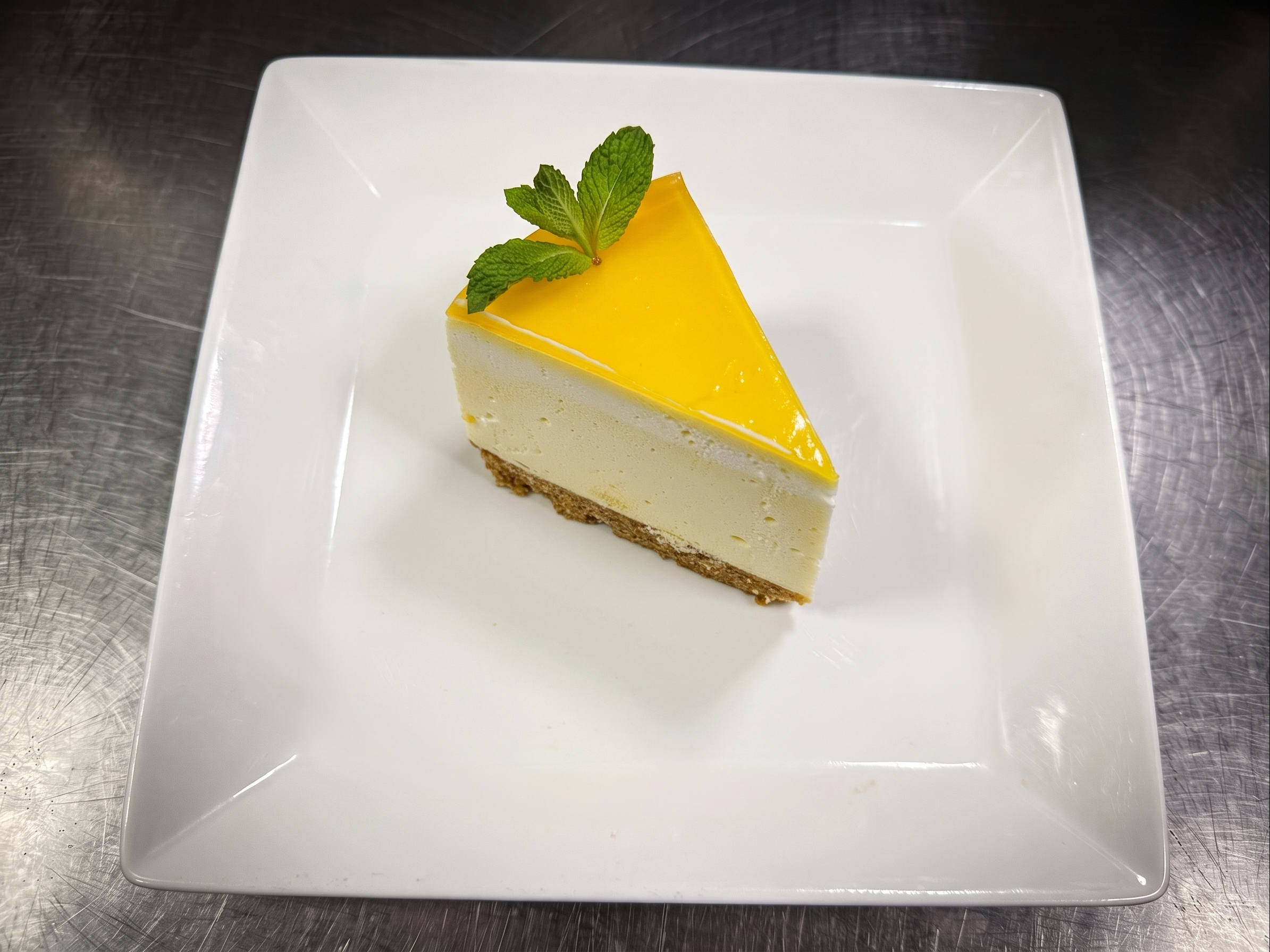 Passion Fruit Cheesecake.
