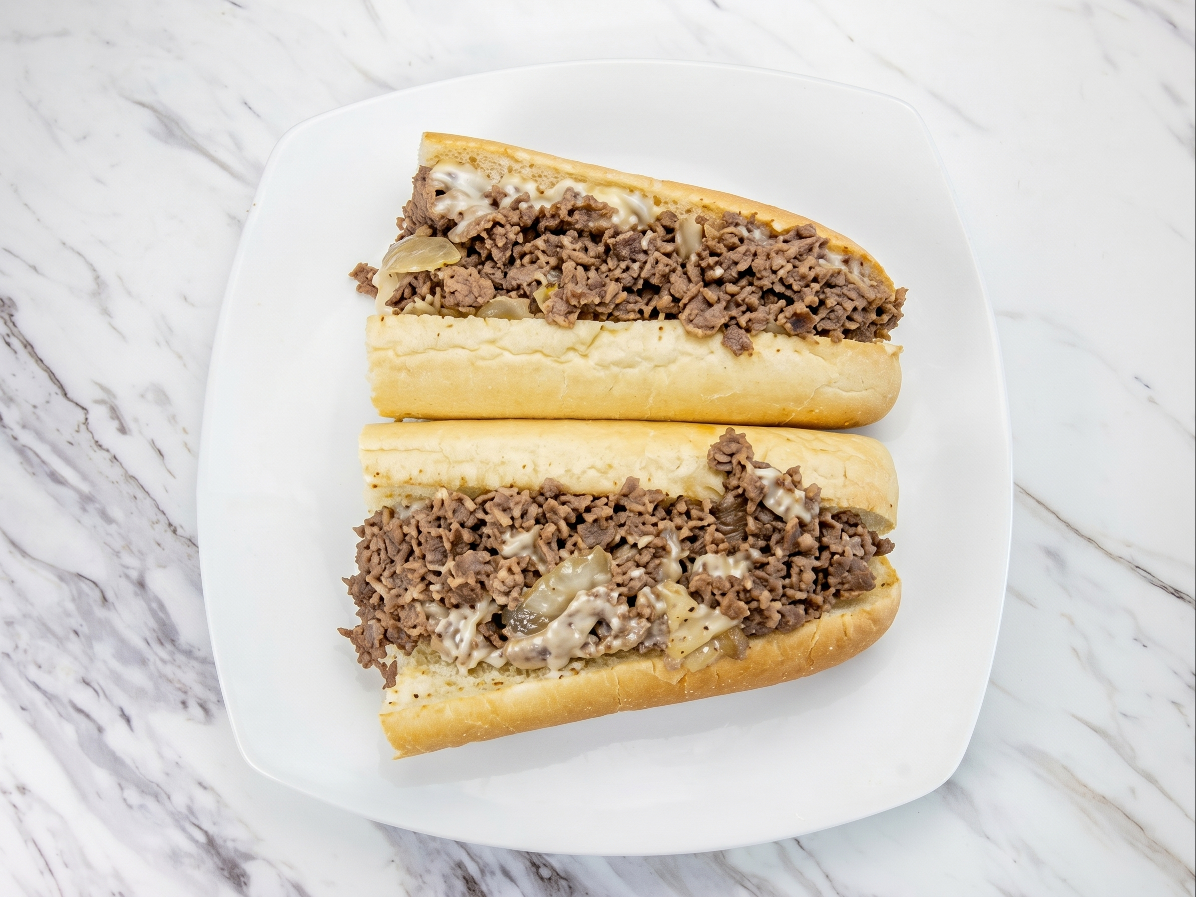 Philly Steak, Onion & Cheese Hero.