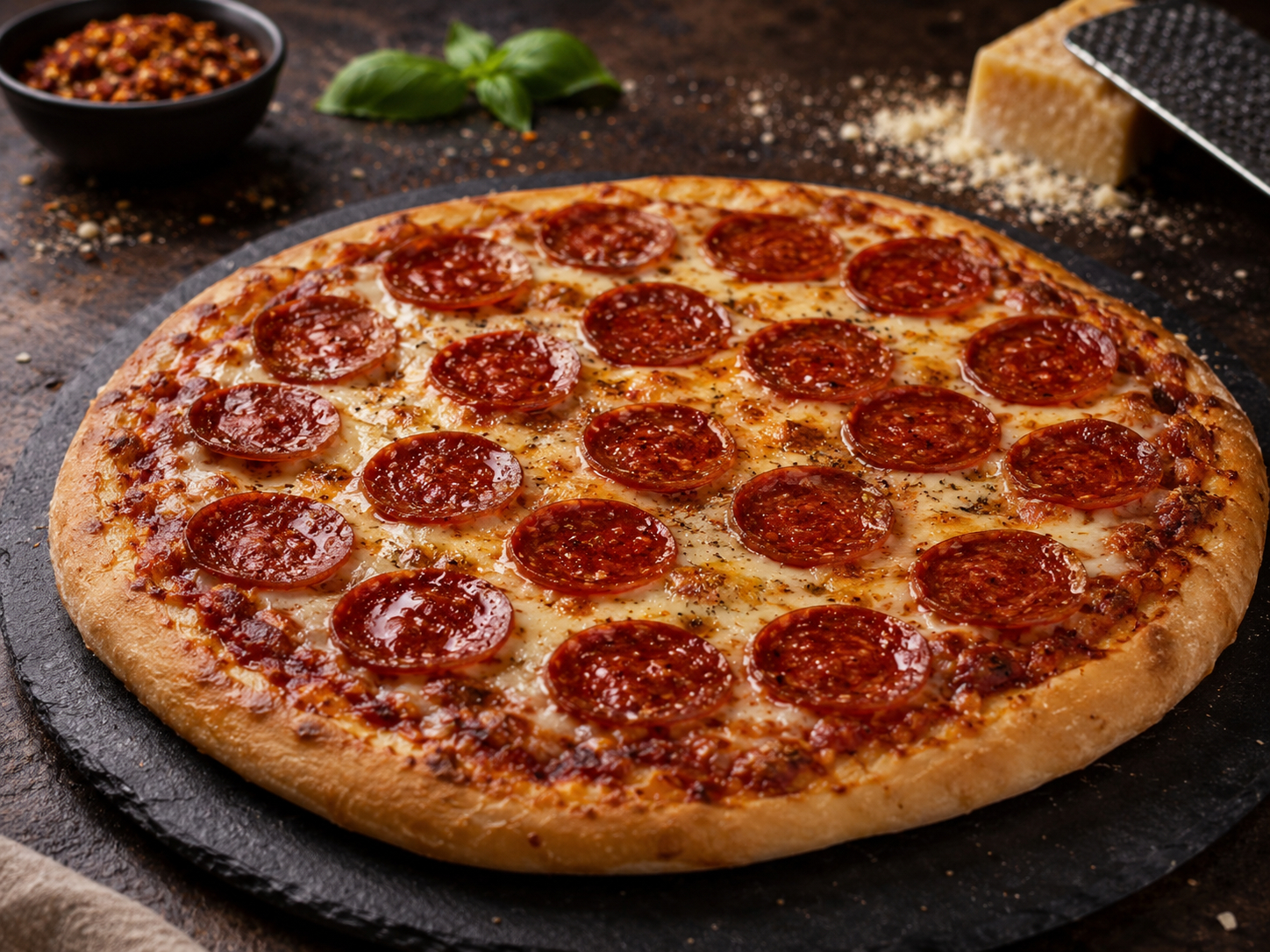 Pepperoni Pizza - Medium 14in.