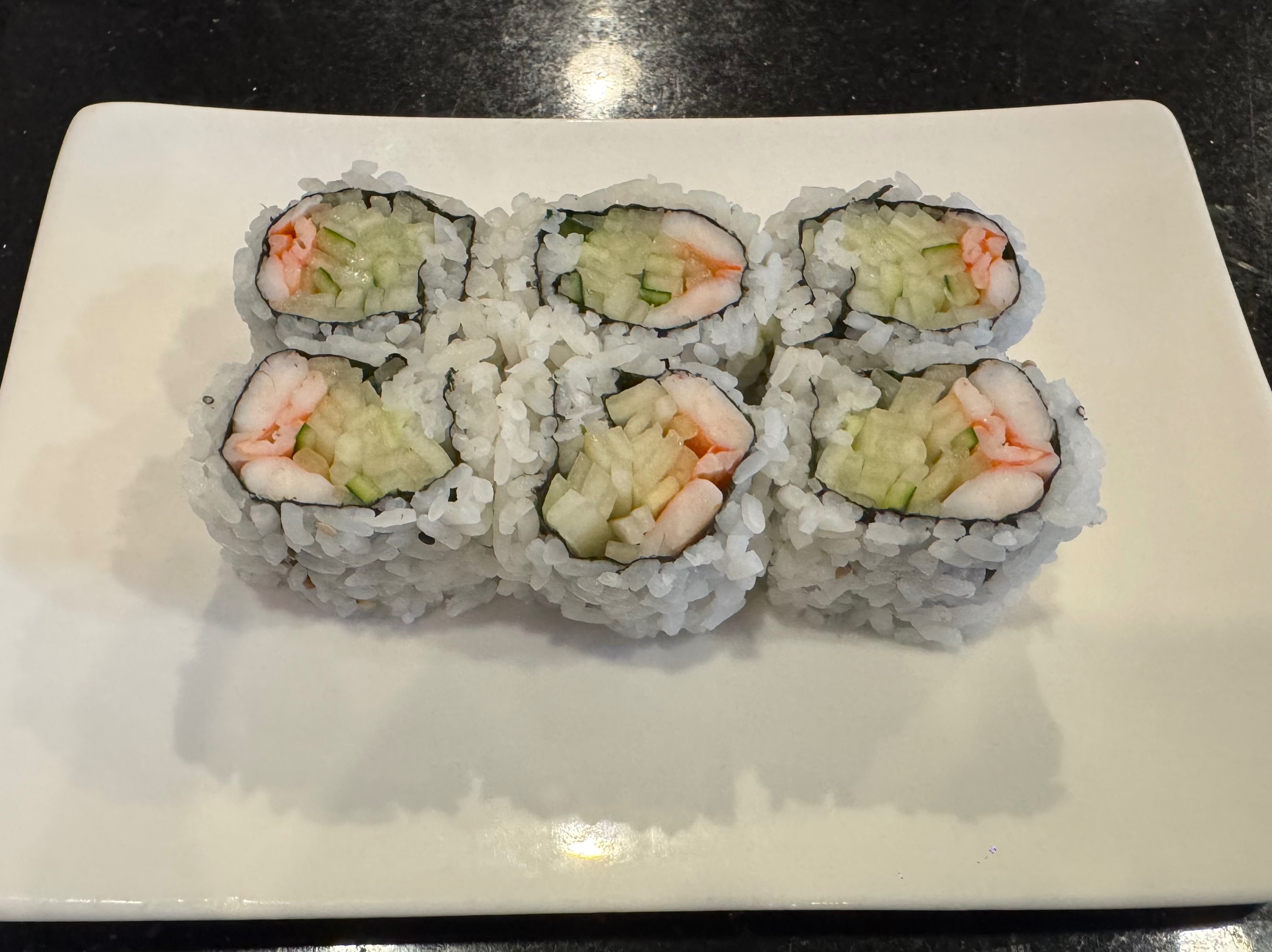 Shrimp Cucumber Roll.