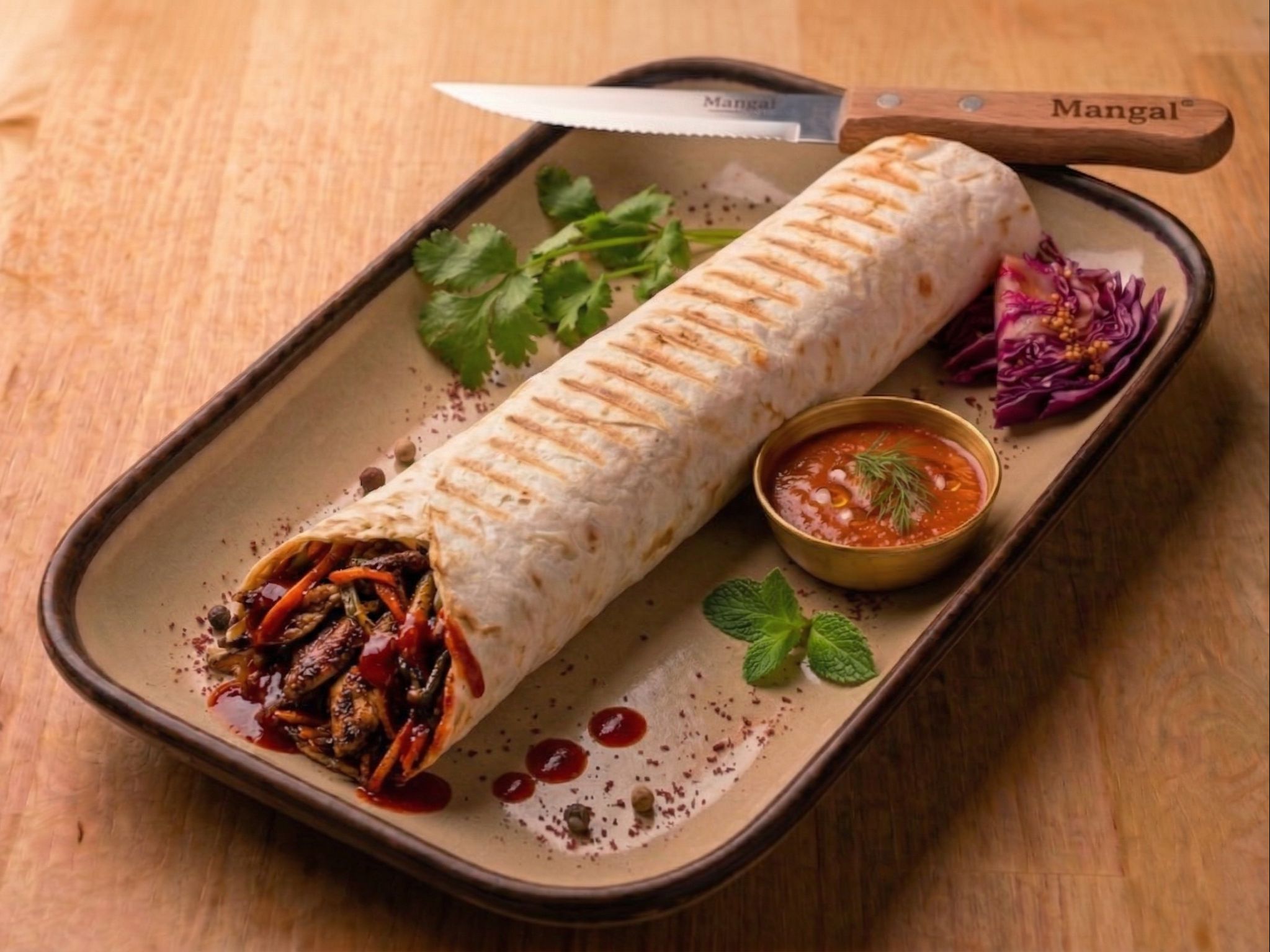 Lunch Lamb Shawarma (lavash)