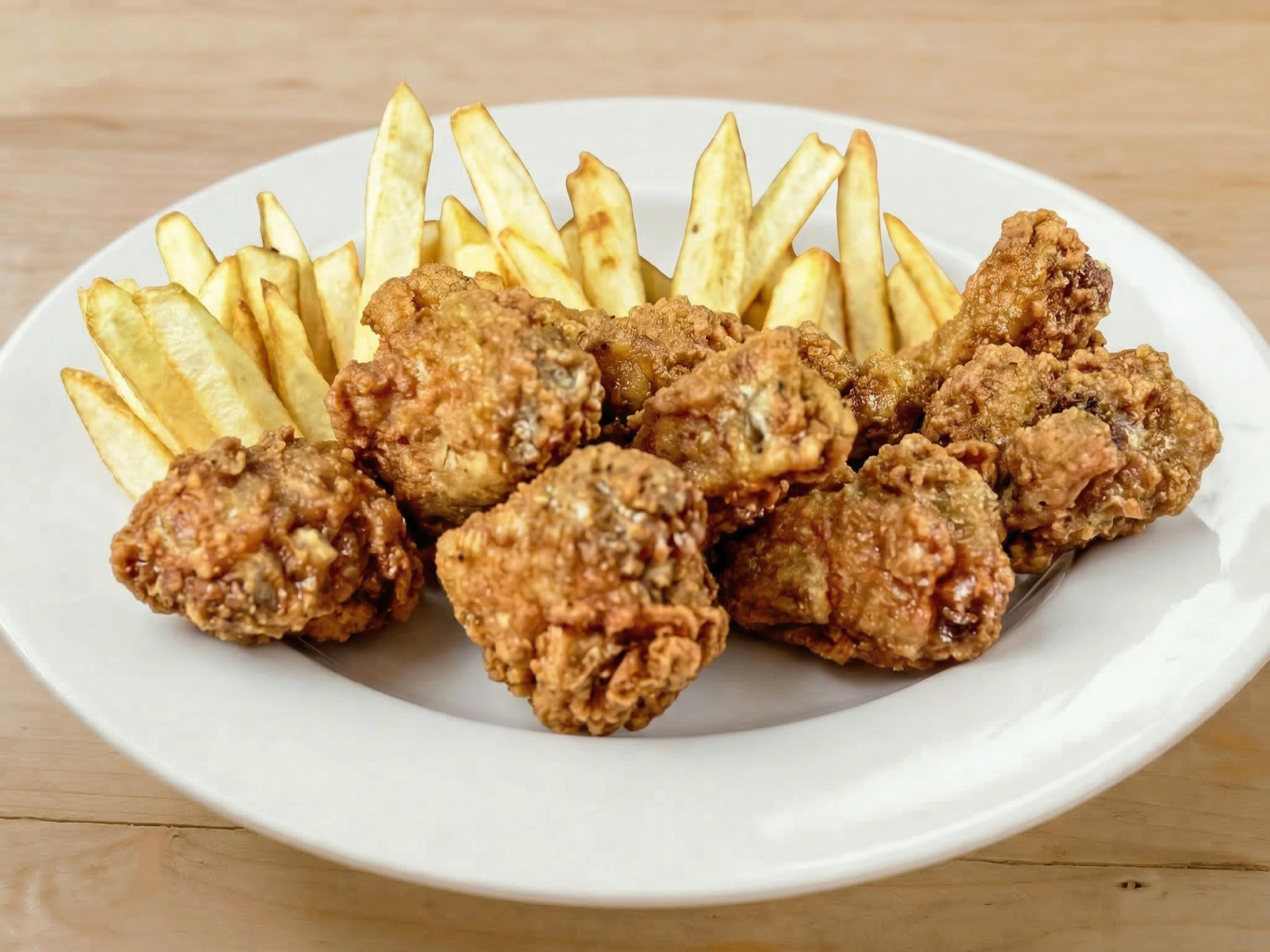 Chicken Wings Meal.