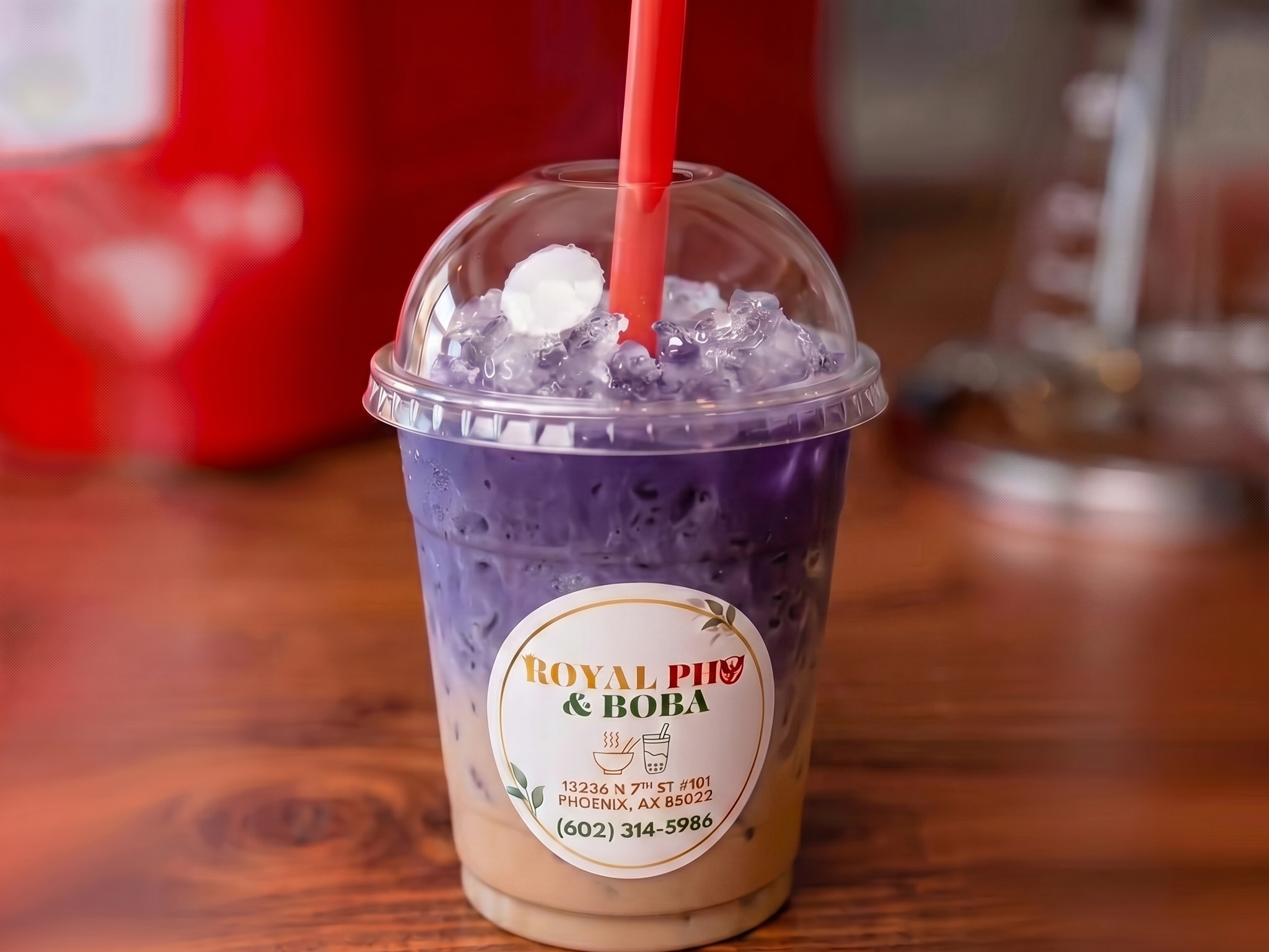 Taro Milk Tea.