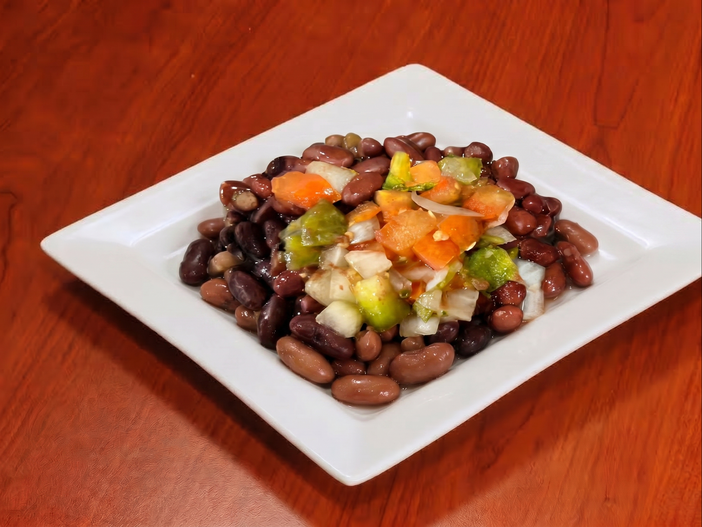 Whole Red Beans.