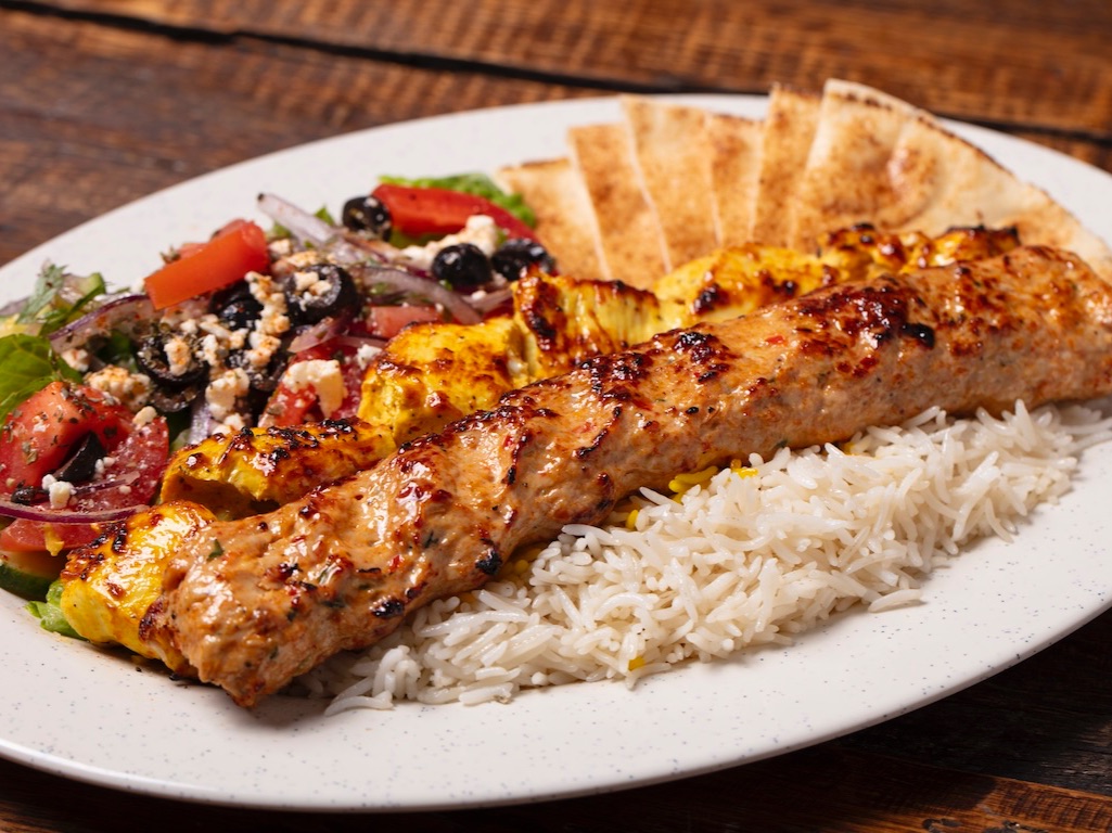 Combo N2 (Chicken Breast Kebab & Chicken Koobideh Plate).