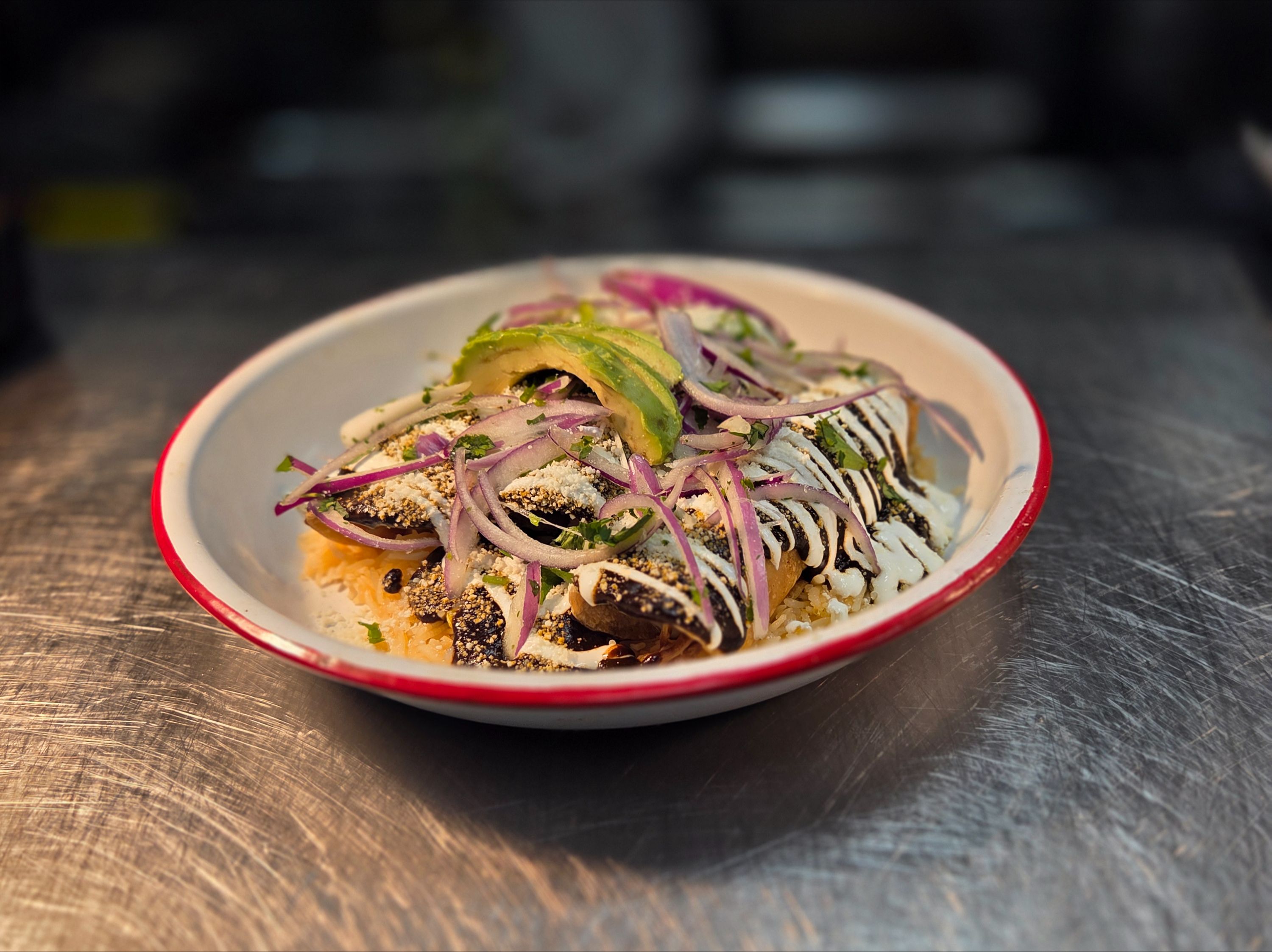 Enchiladas Mole.