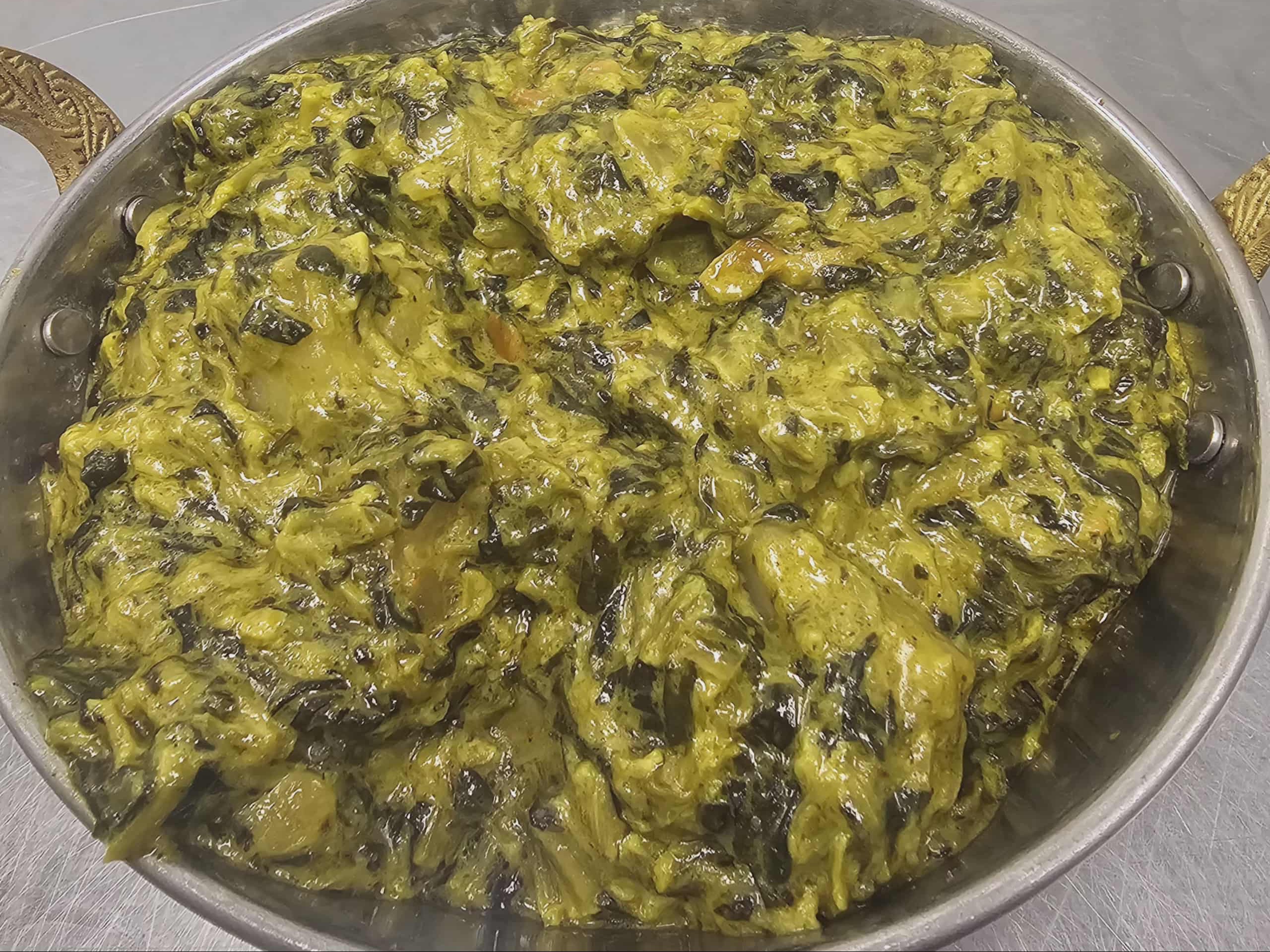 Aloo Saag (Not Dairy Free).